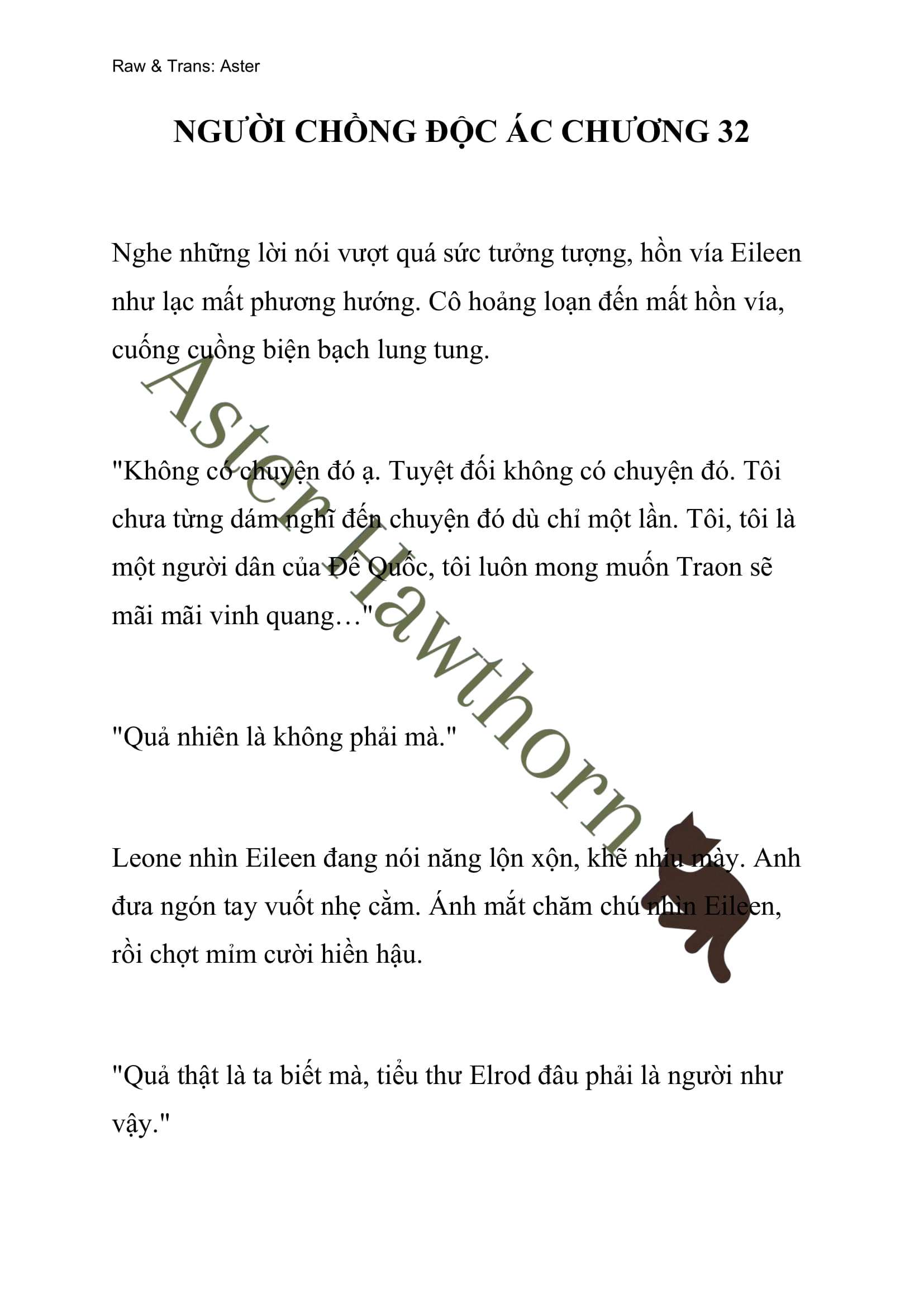 [NOVEL] Người Chồng Độc Ác Chap 32 - Next Chap 33