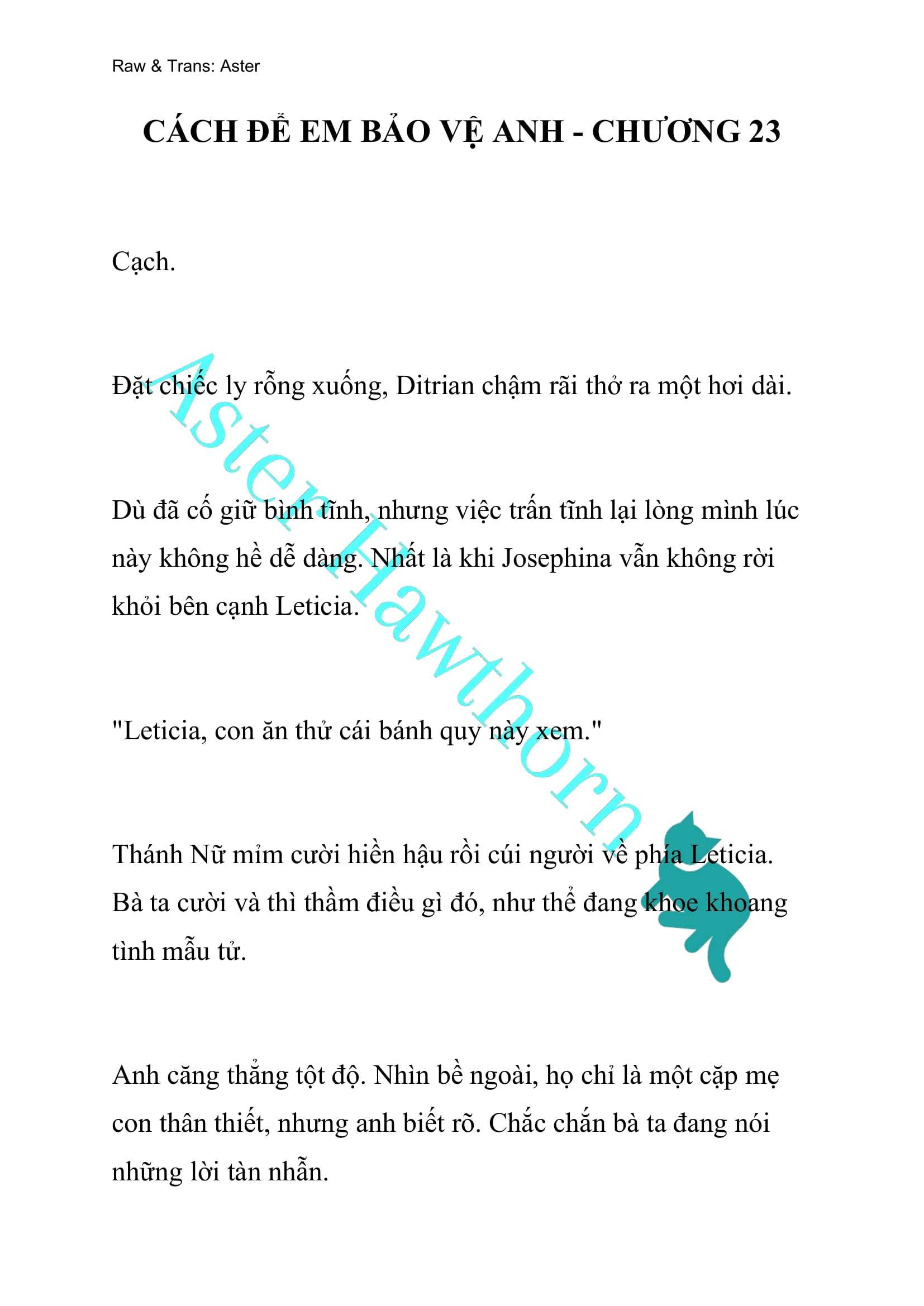 [NOVEL] Cách Để Em Bảo Vệ Anh Chap 23 - Next Chap 24
