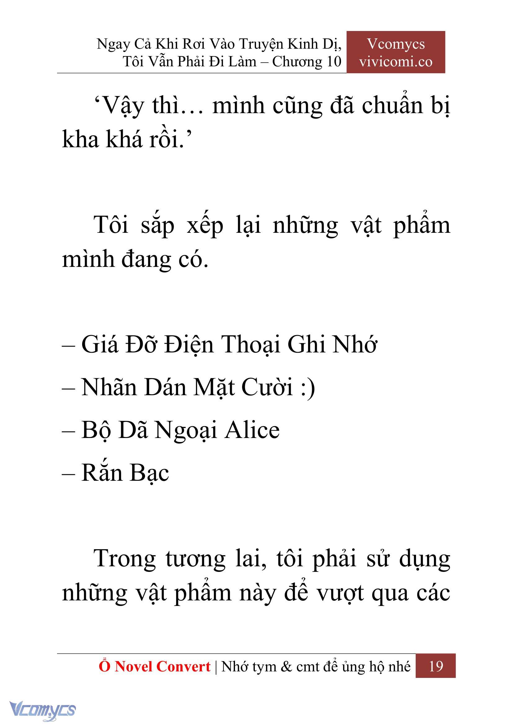 [Novel] Ngay Cả Khi Rơi Vào Truyện Kinh Dị, Tôi Vẫn Phải Đi Làm Chap 10 - Next Chap 11