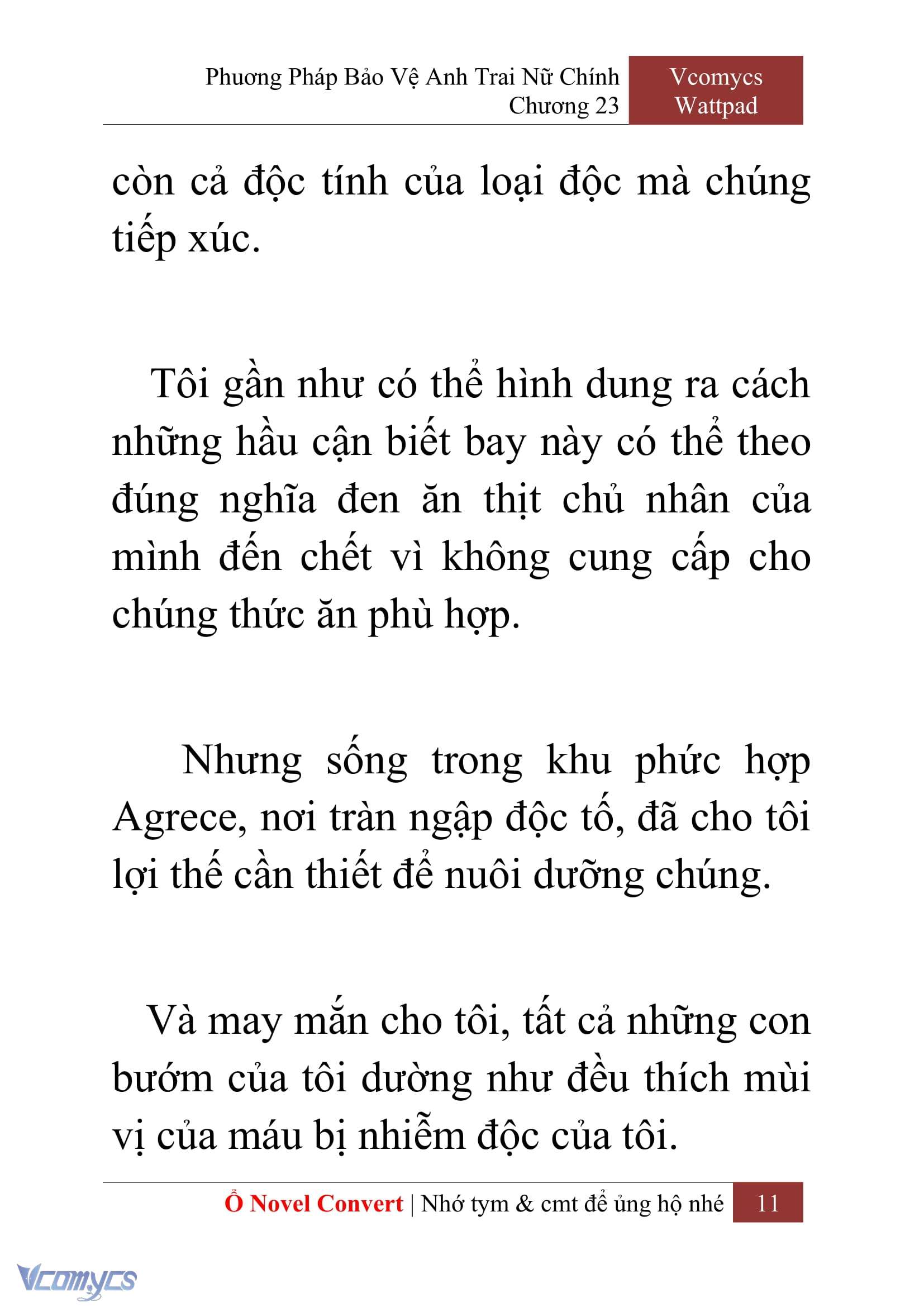 [Novel] Phương Pháp Bảo Vệ Anh Trai Nữ Chính Chap 23 - Next Chap 24
