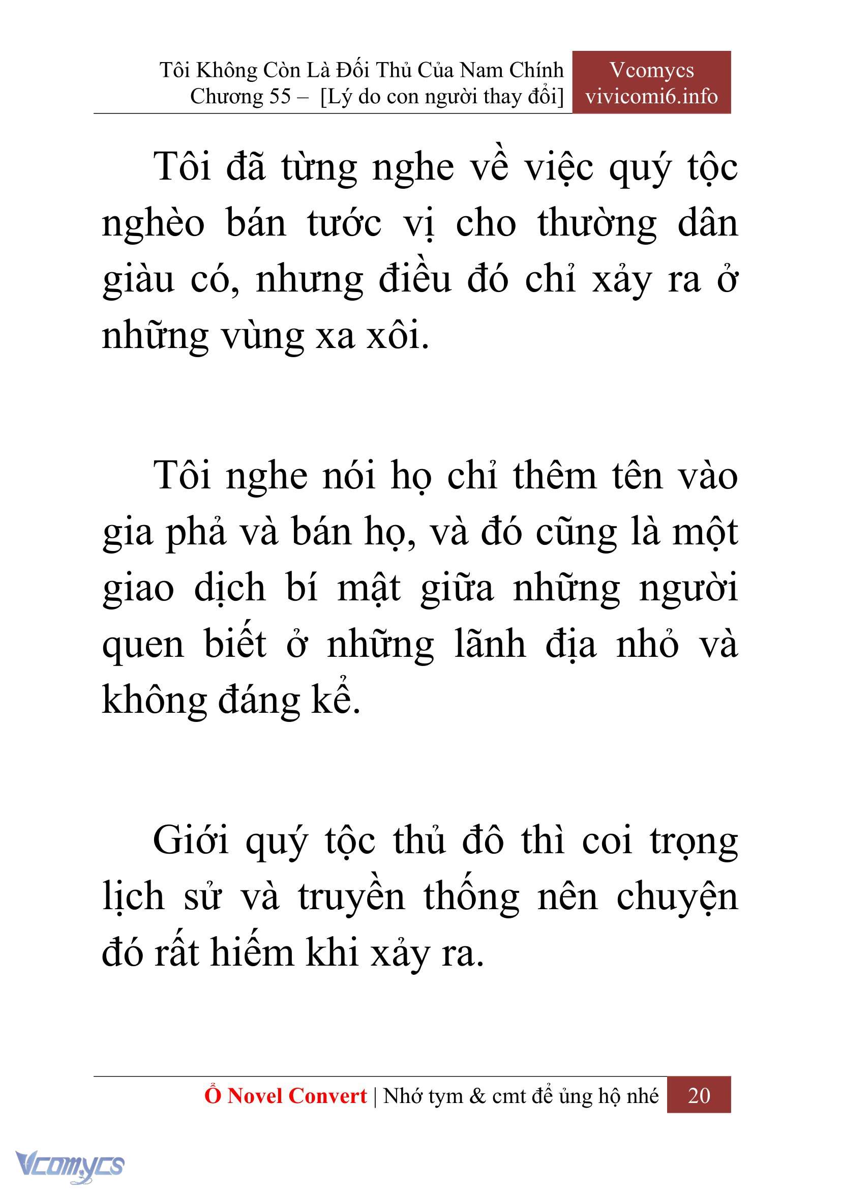 [Novel] Tôi Không Còn Là Đối Thủ Của Nam Chính Chap 55 - Trang 2