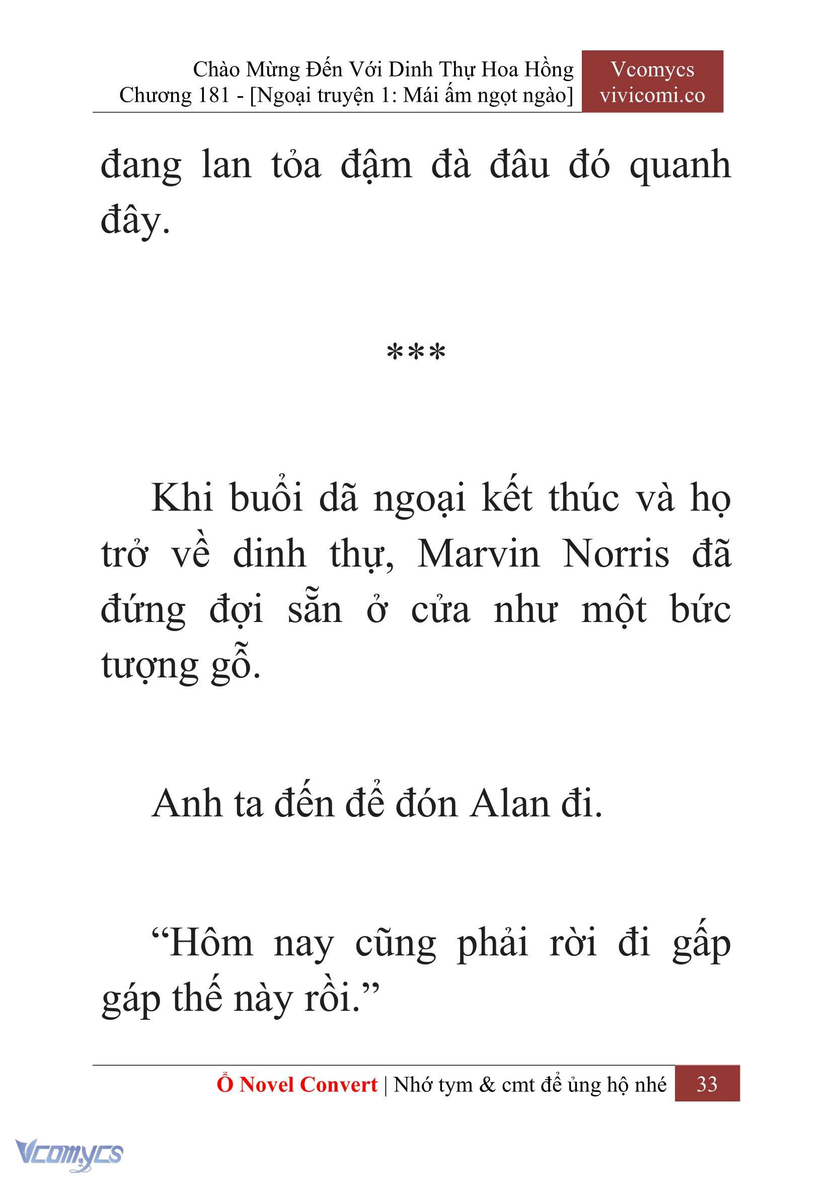 [Novel] Chào Mừng Đến Với Dinh Thự Hoa Hồng Chap 181 - Trang 2