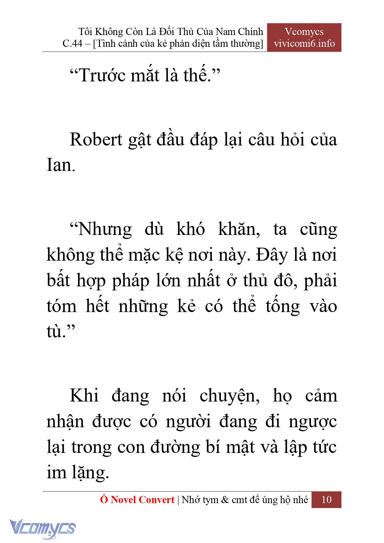 [Novel] Tôi Không Còn Là Đối Thủ Của Nam Chính Chap 44 - Trang 2