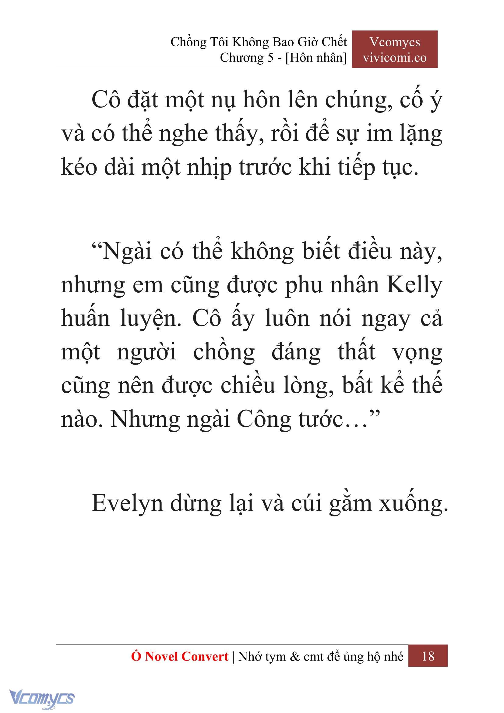 [Novel] Chồng Tôi Không Bao Giờ Chết Chap 5 - Next Chap 6