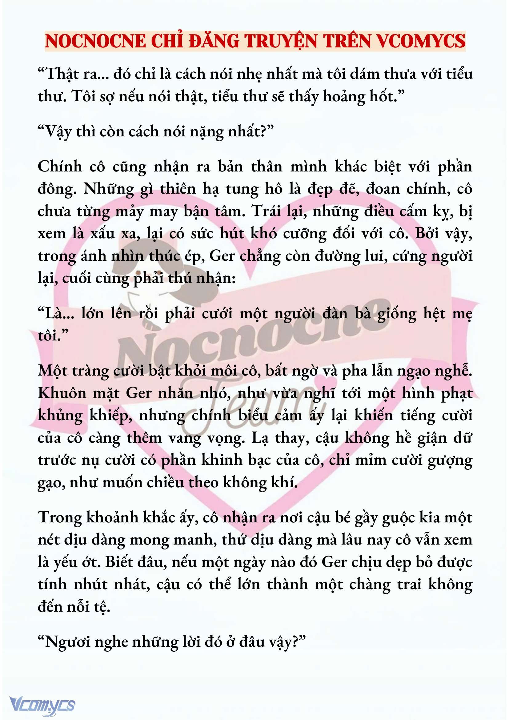 [NOVEL] CÁ RỪNG KHÔN NGOAN Chap 6 - Next Chap 7