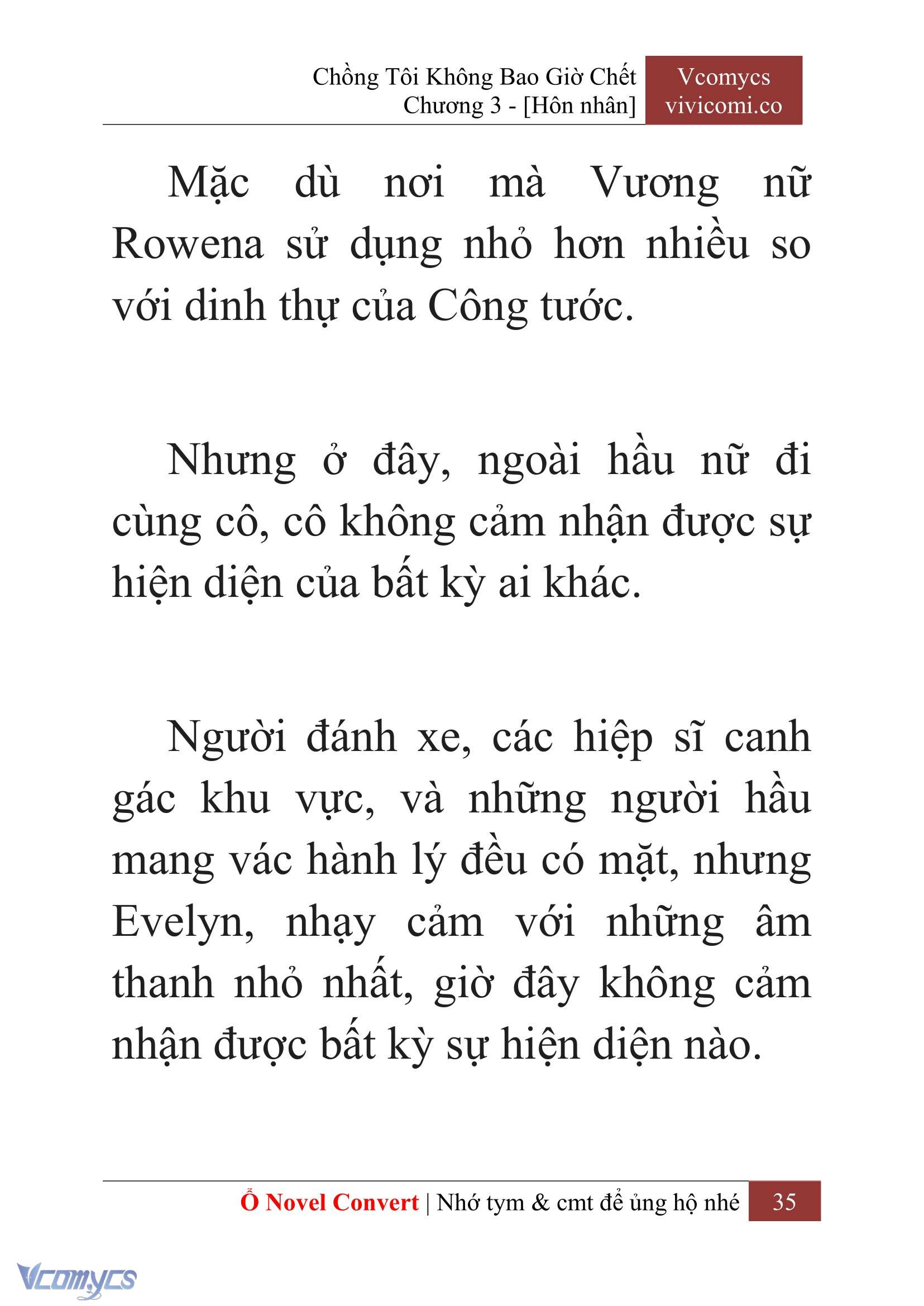 [Novel] Chồng Tôi Không Bao Giờ Chết Chap 3 - Next Chap 4