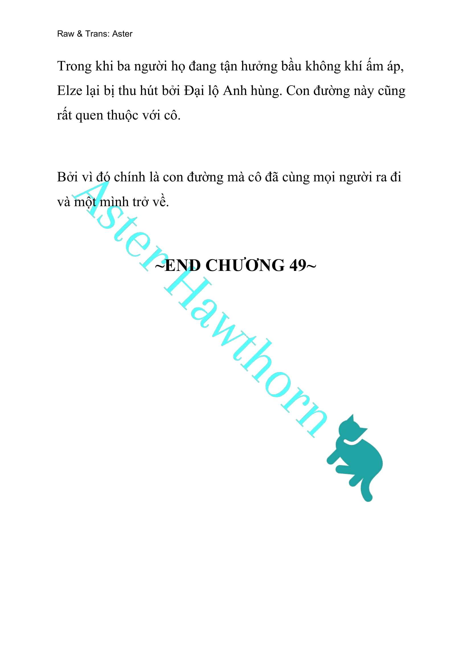 [NOVEL] Anh Hùng Khao Khát Sự Sa Ngã Của Thánh Nữ Chap 49 - Next Chap 50