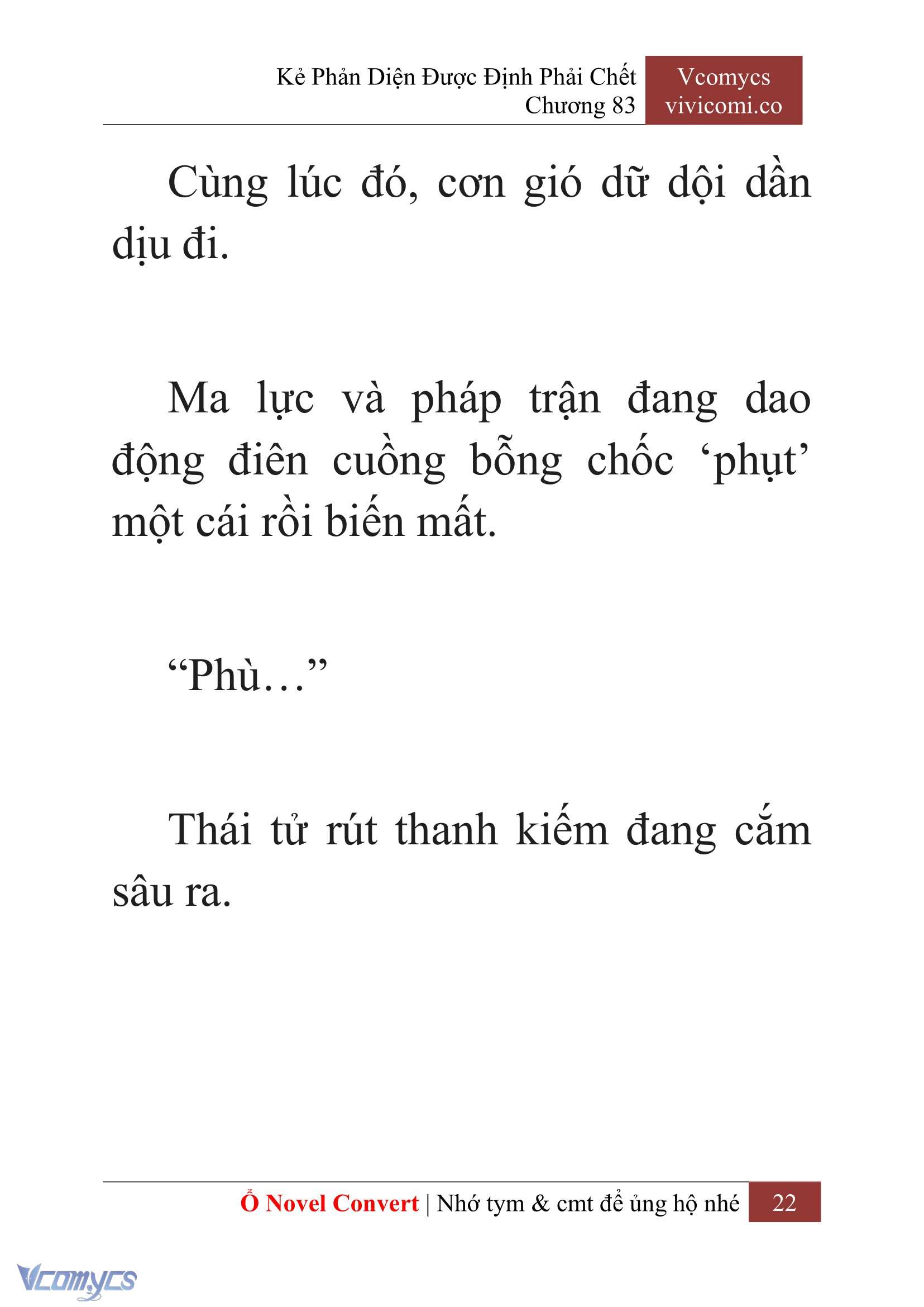 [Novel] Kẻ Phản Diện Được Định Phải Chết Chap 83 - Next Chap 84
