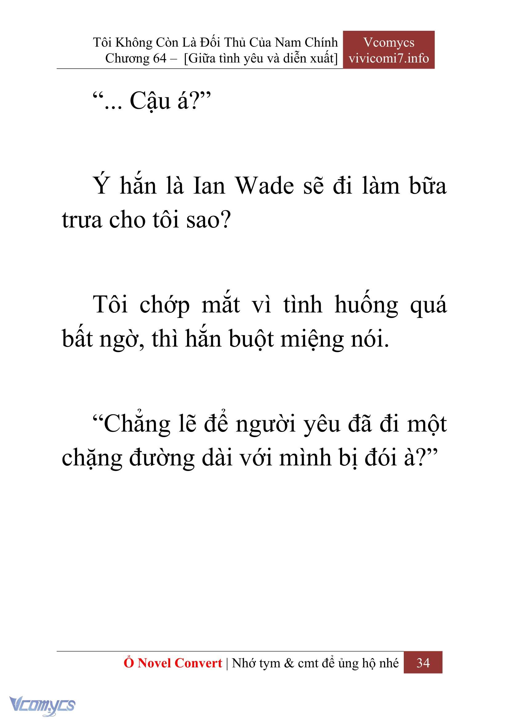 [Novel] Tôi Không Còn Là Đối Thủ Của Nam Chính Chap 64 - Trang 2