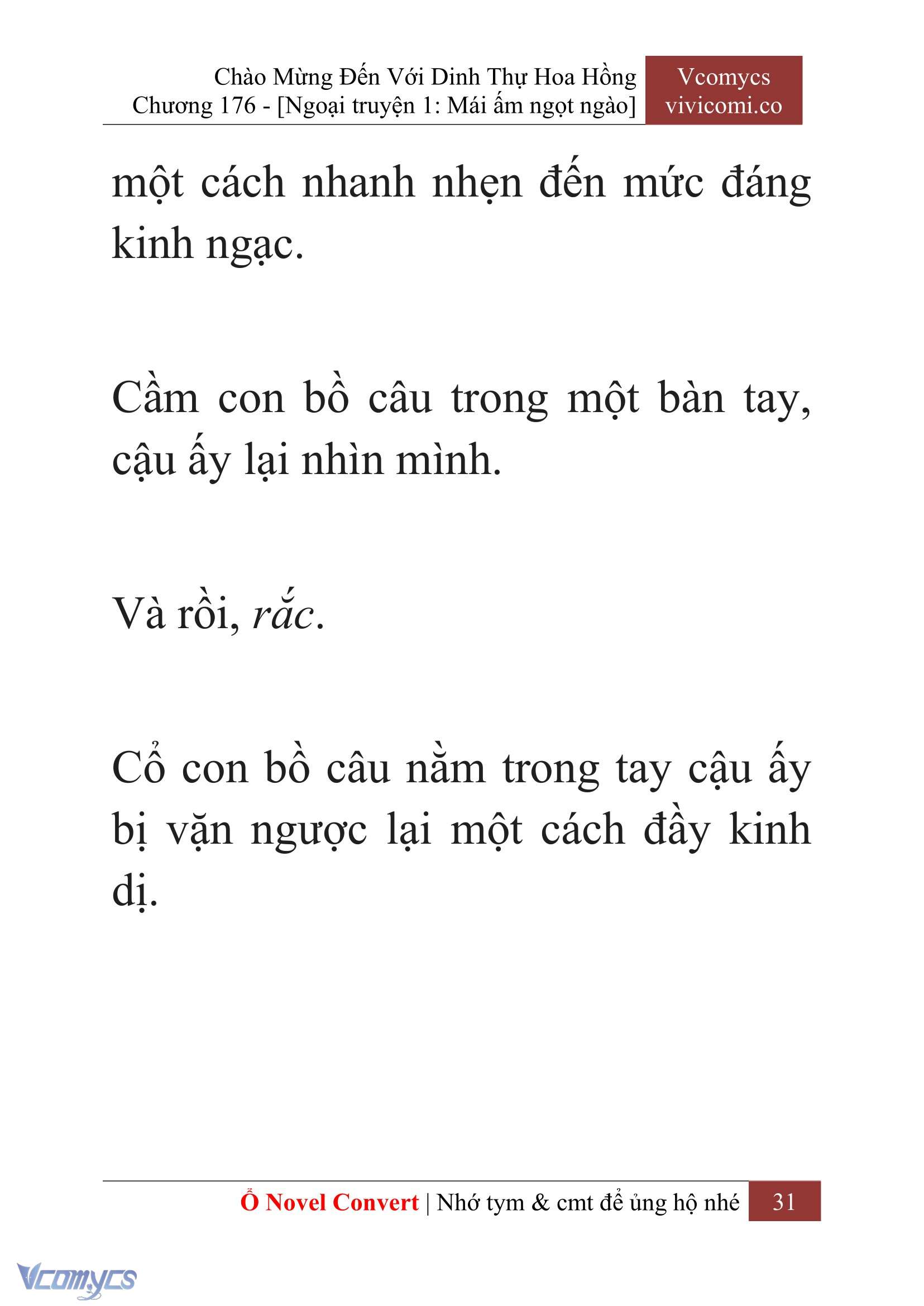 [Novel] Chào Mừng Đến Với Dinh Thự Hoa Hồng Chap 176 - Trang 2