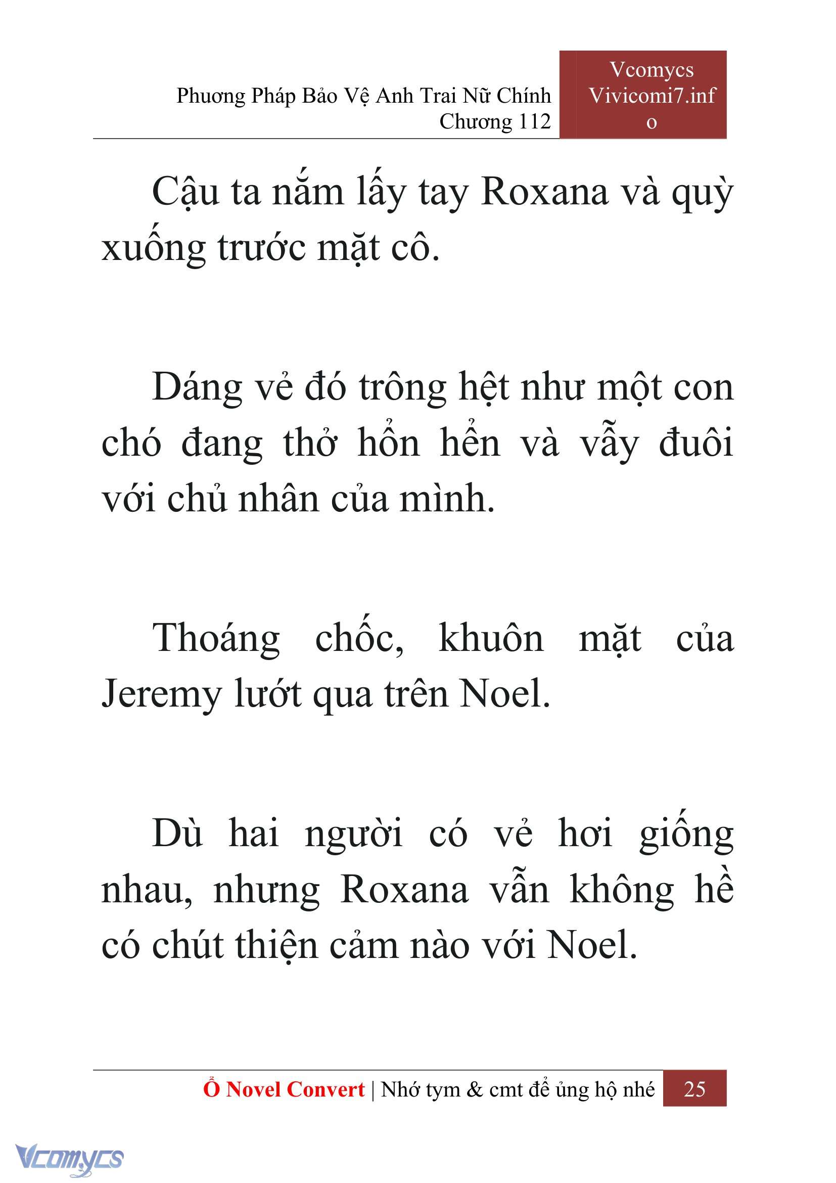 [Novel] Phương Pháp Bảo Vệ Anh Trai Nữ Chính Chap 112 - Next Chap 113