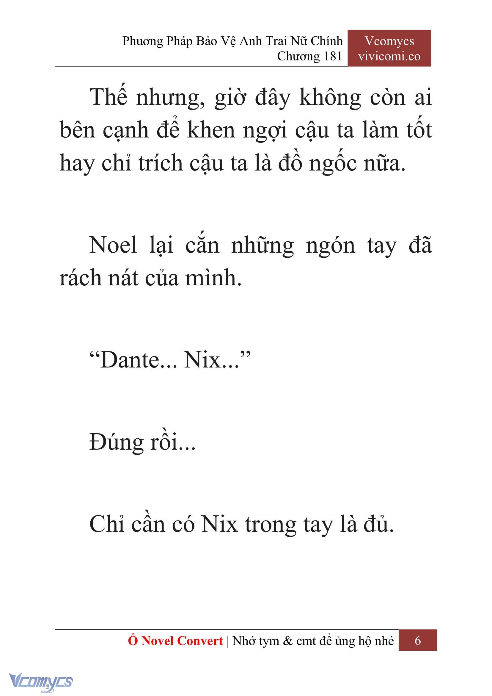 [Novel] Phương Pháp Bảo Vệ Anh Trai Nữ Chính Chap 181 - Next Chap 182