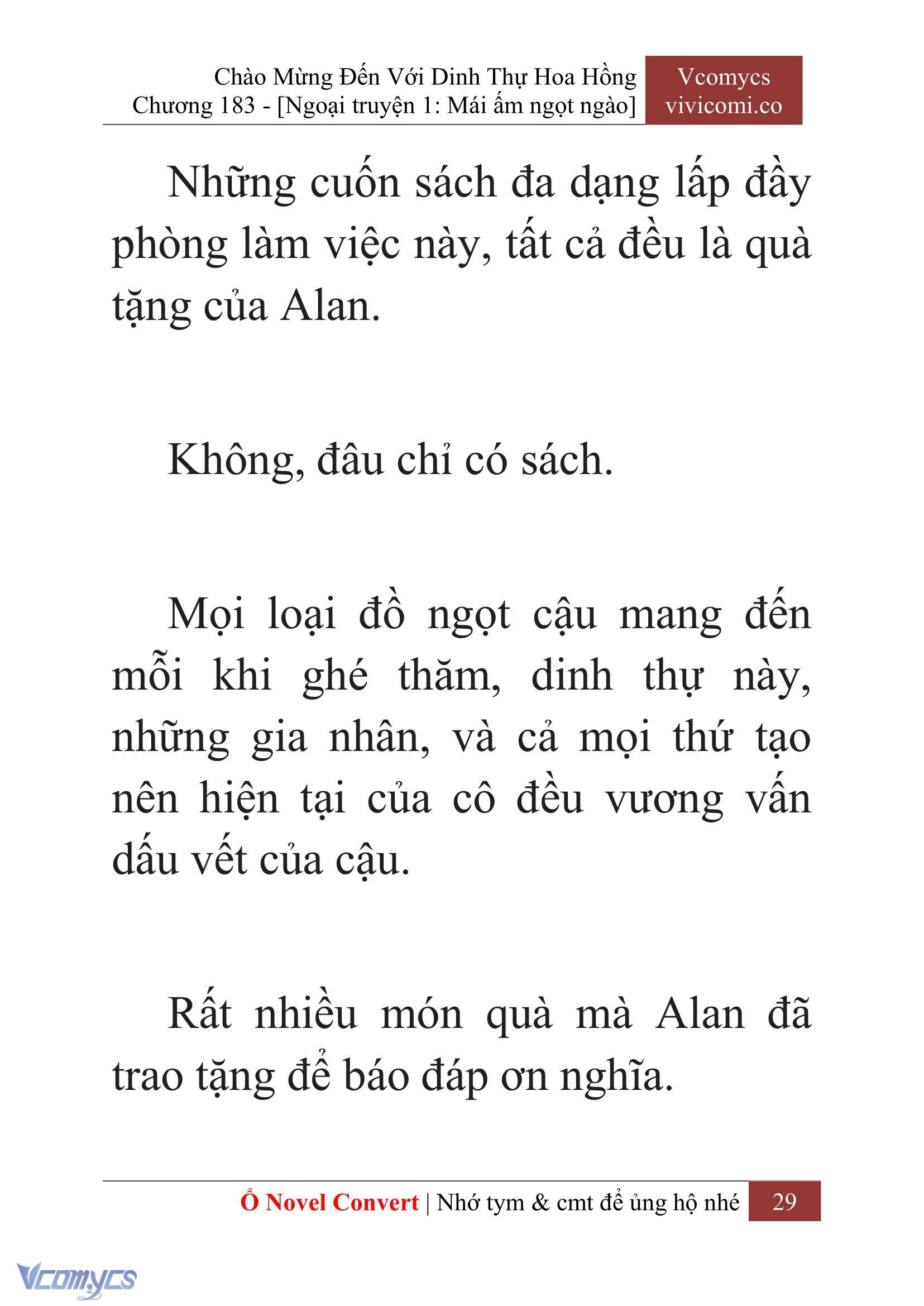[Novel] Chào Mừng Đến Với Dinh Thự Hoa Hồng Chap 183 - Next Chap 184