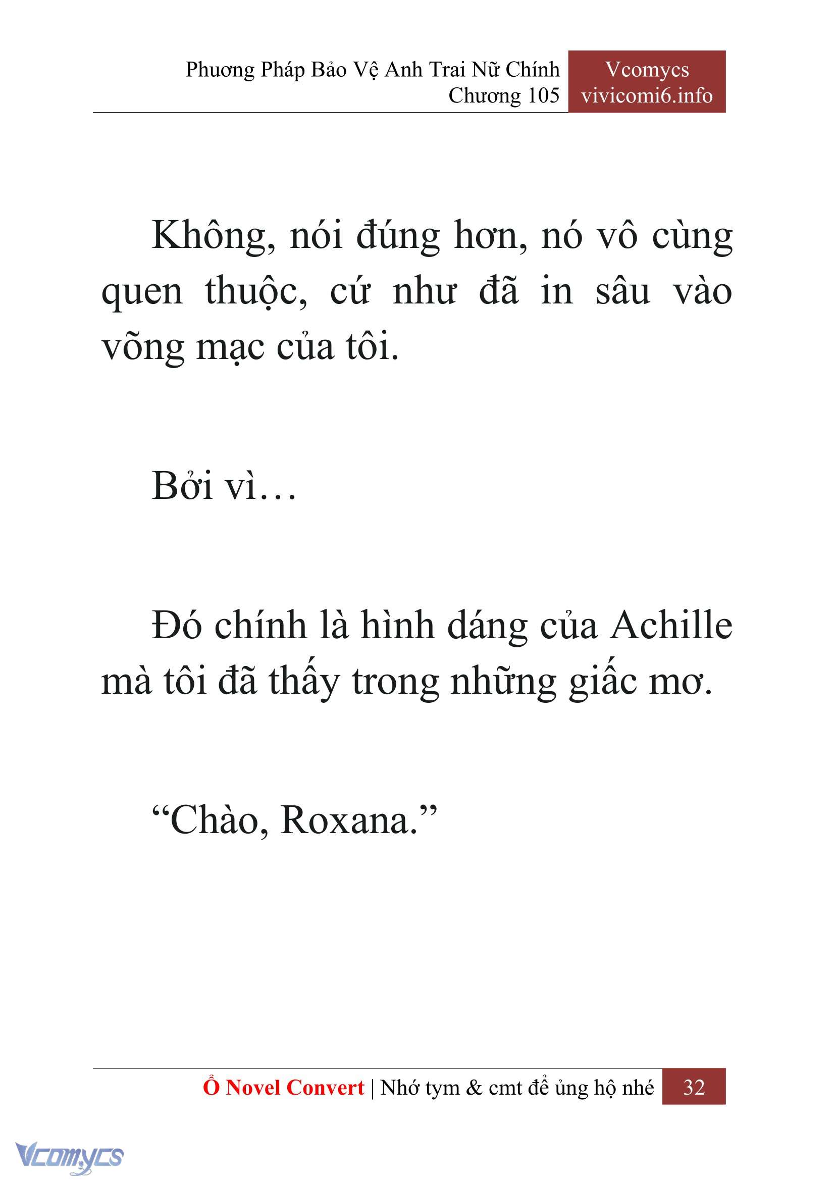 [Novel] Phương Pháp Bảo Vệ Anh Trai Nữ Chính Chap 105 - Next Chap 106