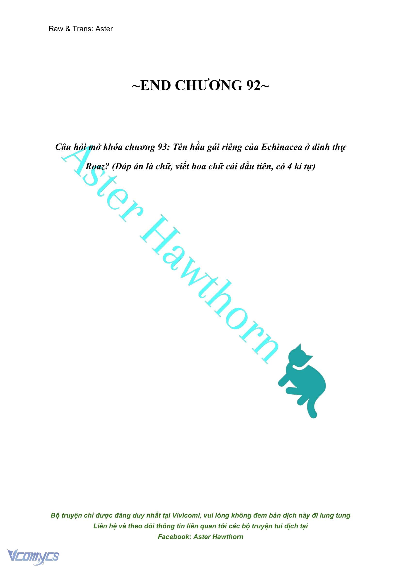 [NOVEL] Đóa Hoa Cầm Kiếm Chap 92 - Next Chap 93