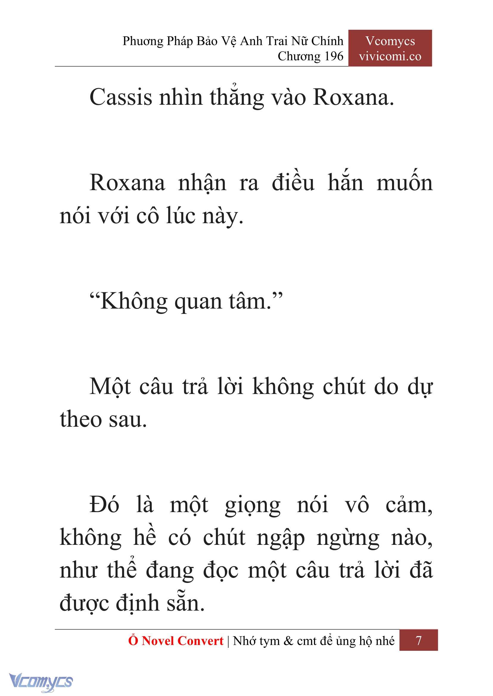 [Novel] Phương Pháp Bảo Vệ Anh Trai Nữ Chính Chap 196 - Trang 2