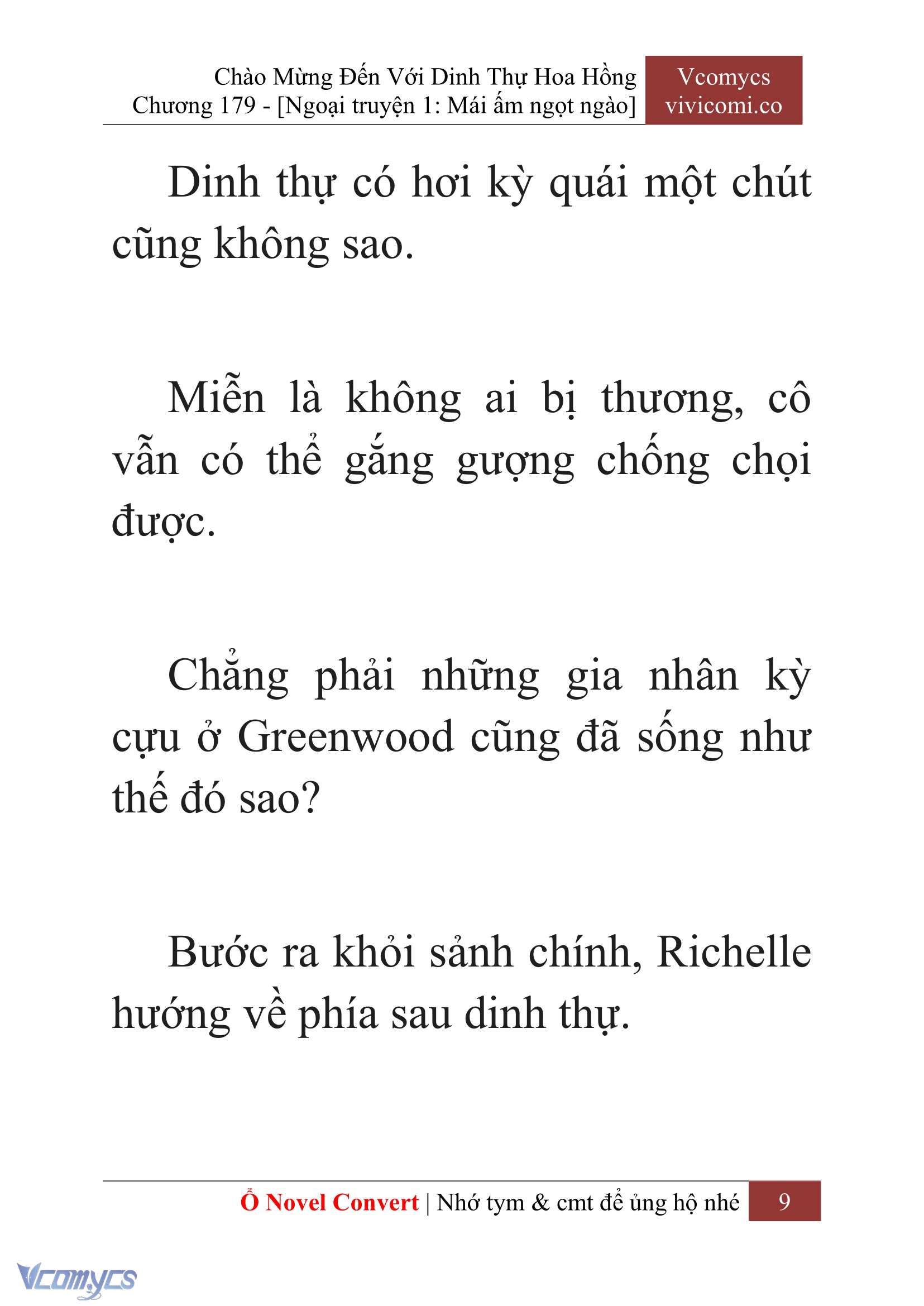 [Novel] Chào Mừng Đến Với Dinh Thự Hoa Hồng Chap 179 - Trang 2