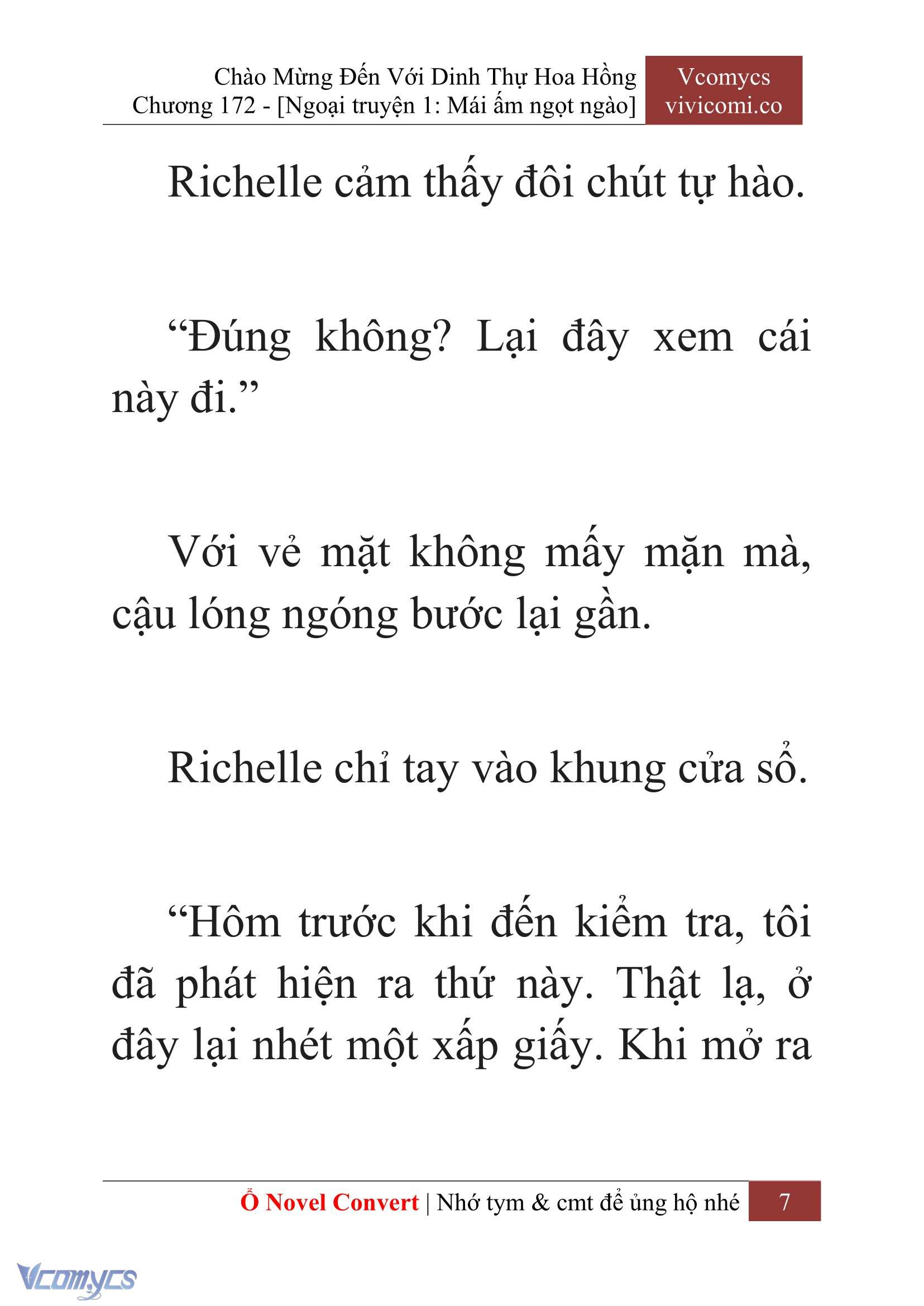 [Novel] Chào Mừng Đến Với Dinh Thự Hoa Hồng Chap 172 - Trang 2