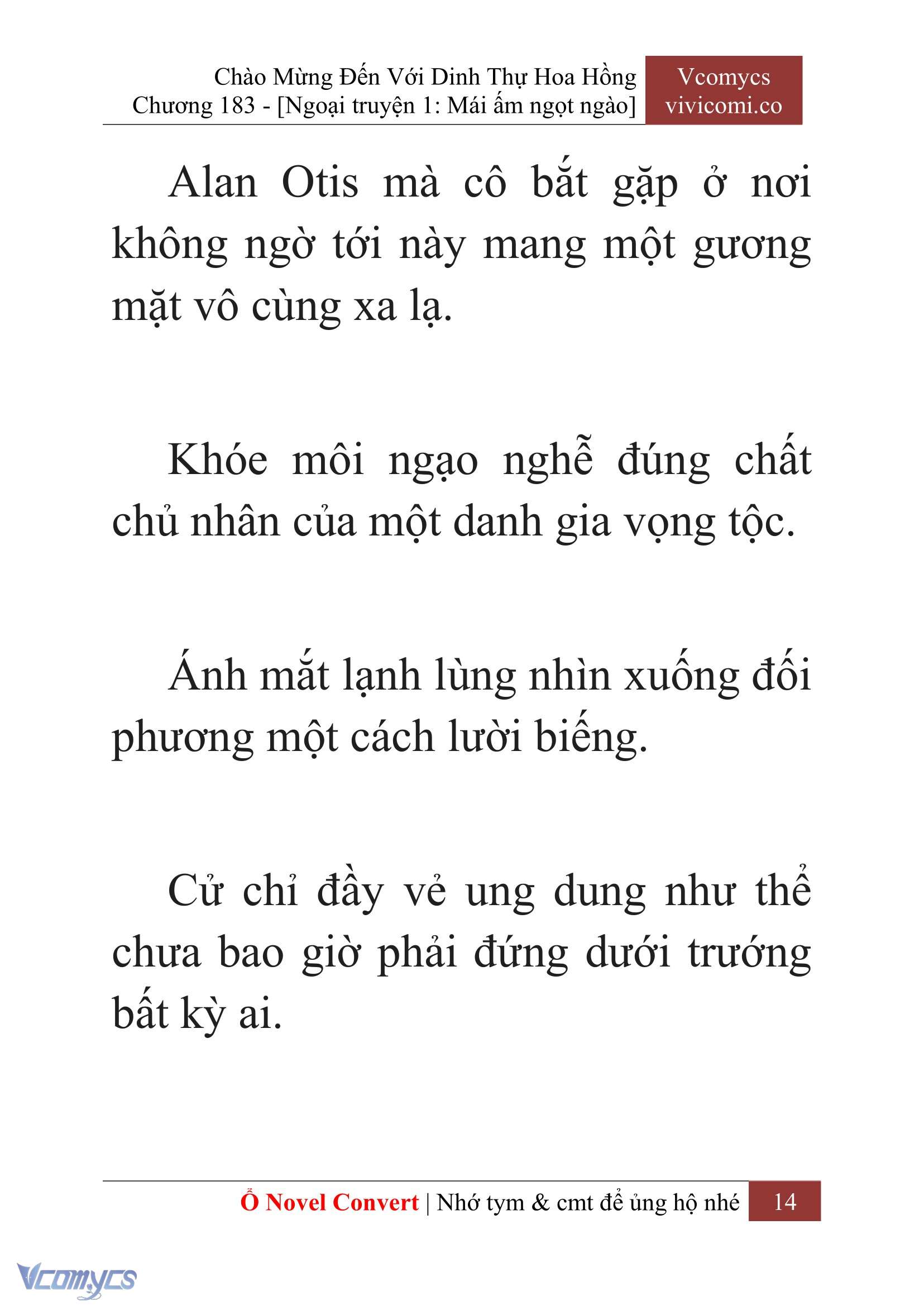 [Novel] Chào Mừng Đến Với Dinh Thự Hoa Hồng Chap 183 - Next Chap 184