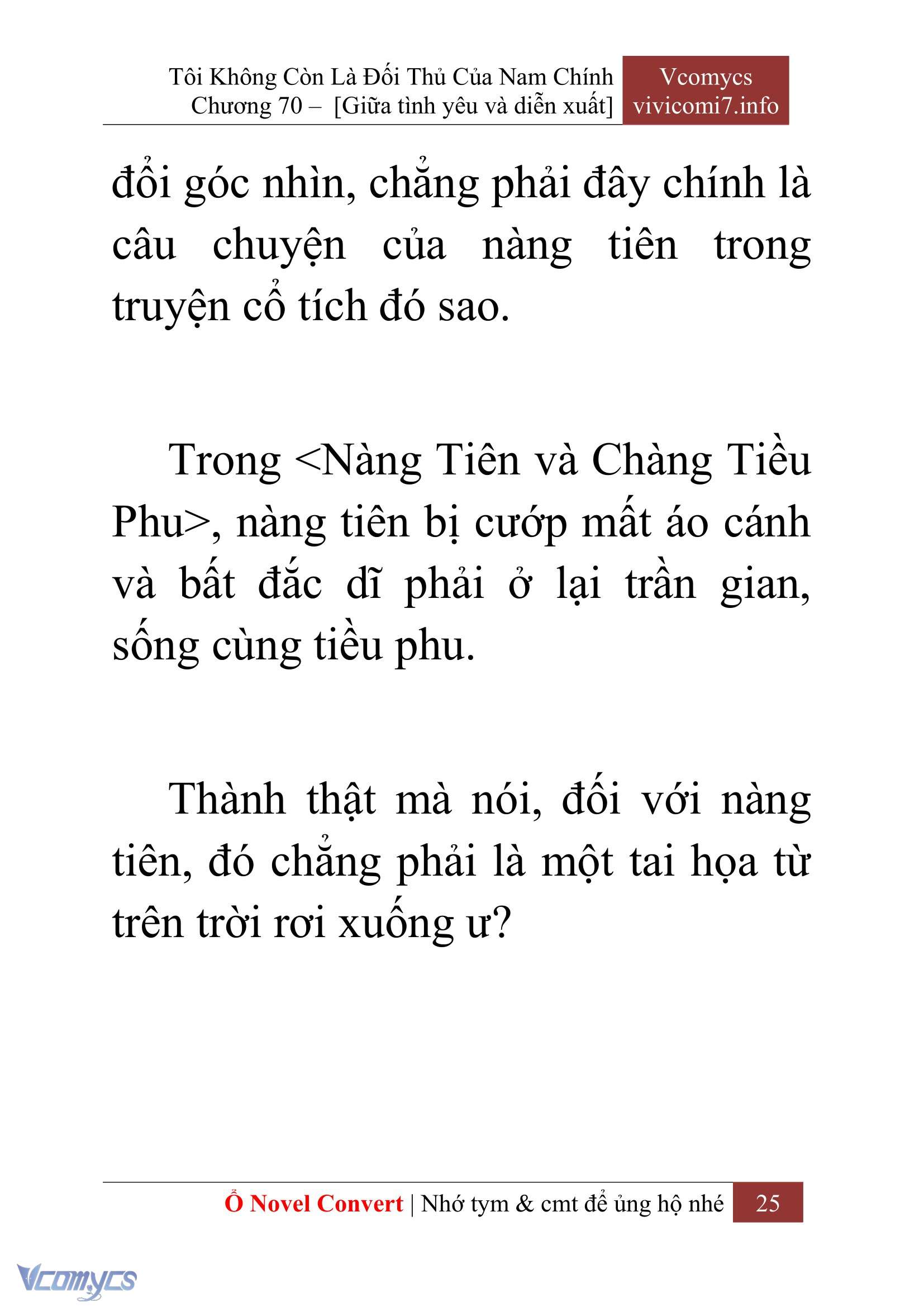 [Novel] Tôi Không Còn Là Đối Thủ Của Nam Chính Chap 70 - Trang 2