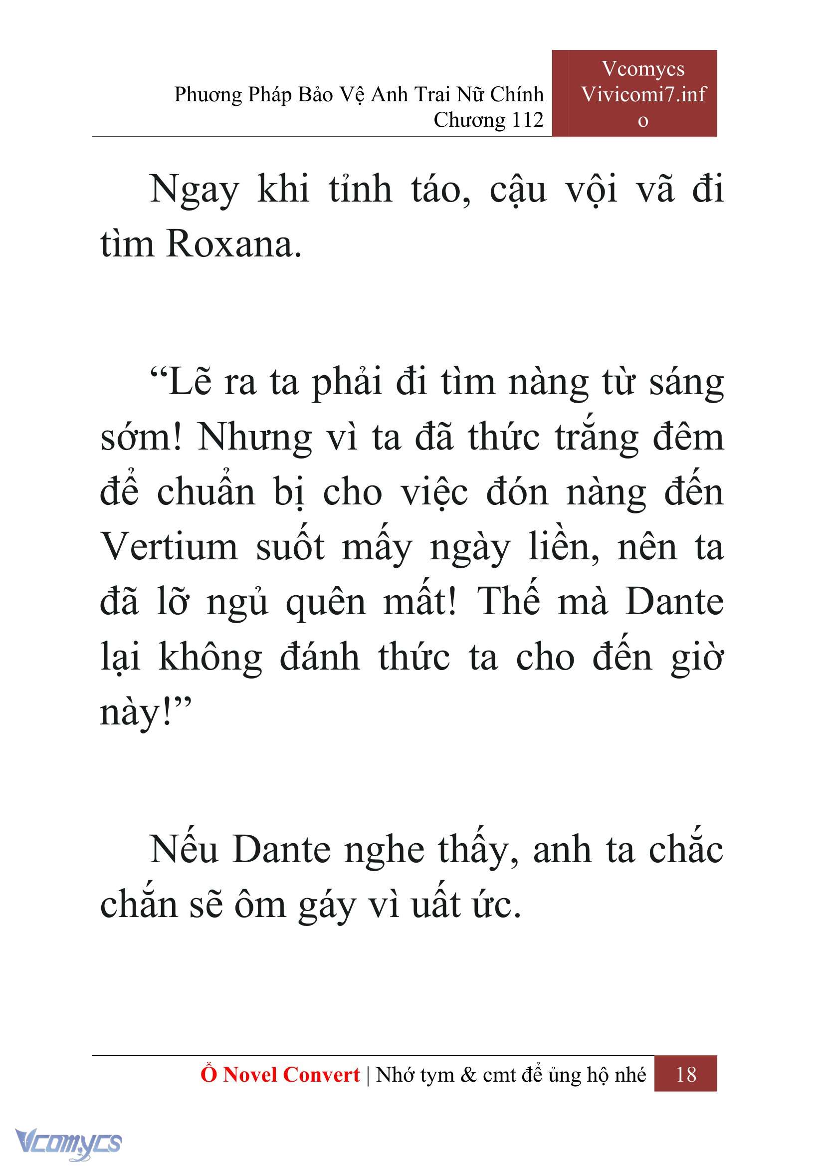 [Novel] Phương Pháp Bảo Vệ Anh Trai Nữ Chính Chap 112 - Next Chap 113