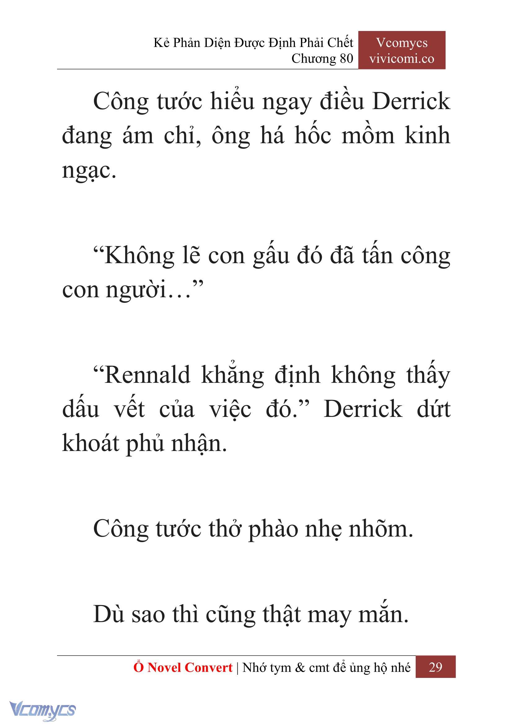 [Novel] Kẻ Phản Diện Được Định Phải Chết Chap 80 - Trang 2