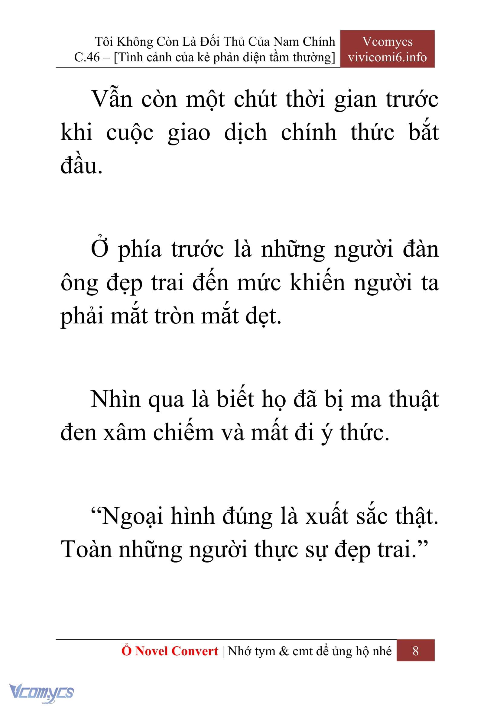 [Novel] Tôi Không Còn Là Đối Thủ Của Nam Chính Chap 46 - Trang 2