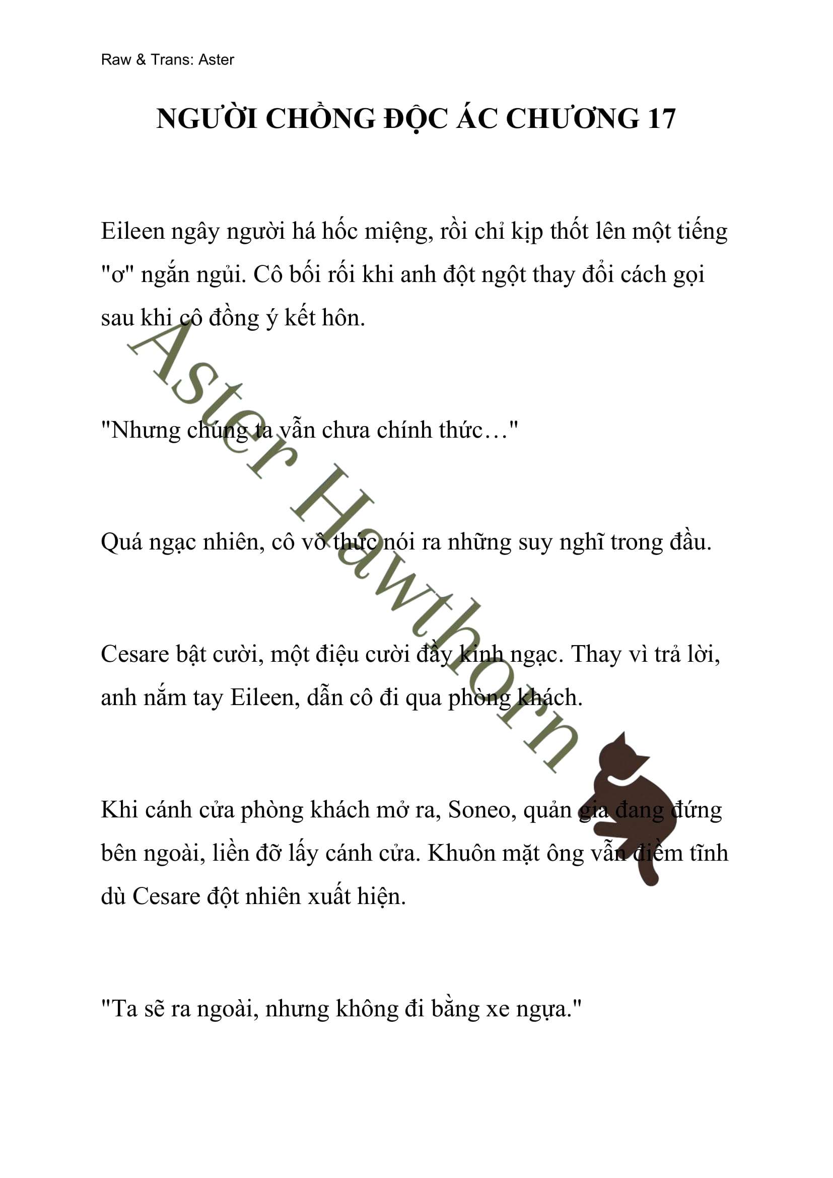 [NOVEL] Người Chồng Độc Ác Chap 17 - Next Chap 18