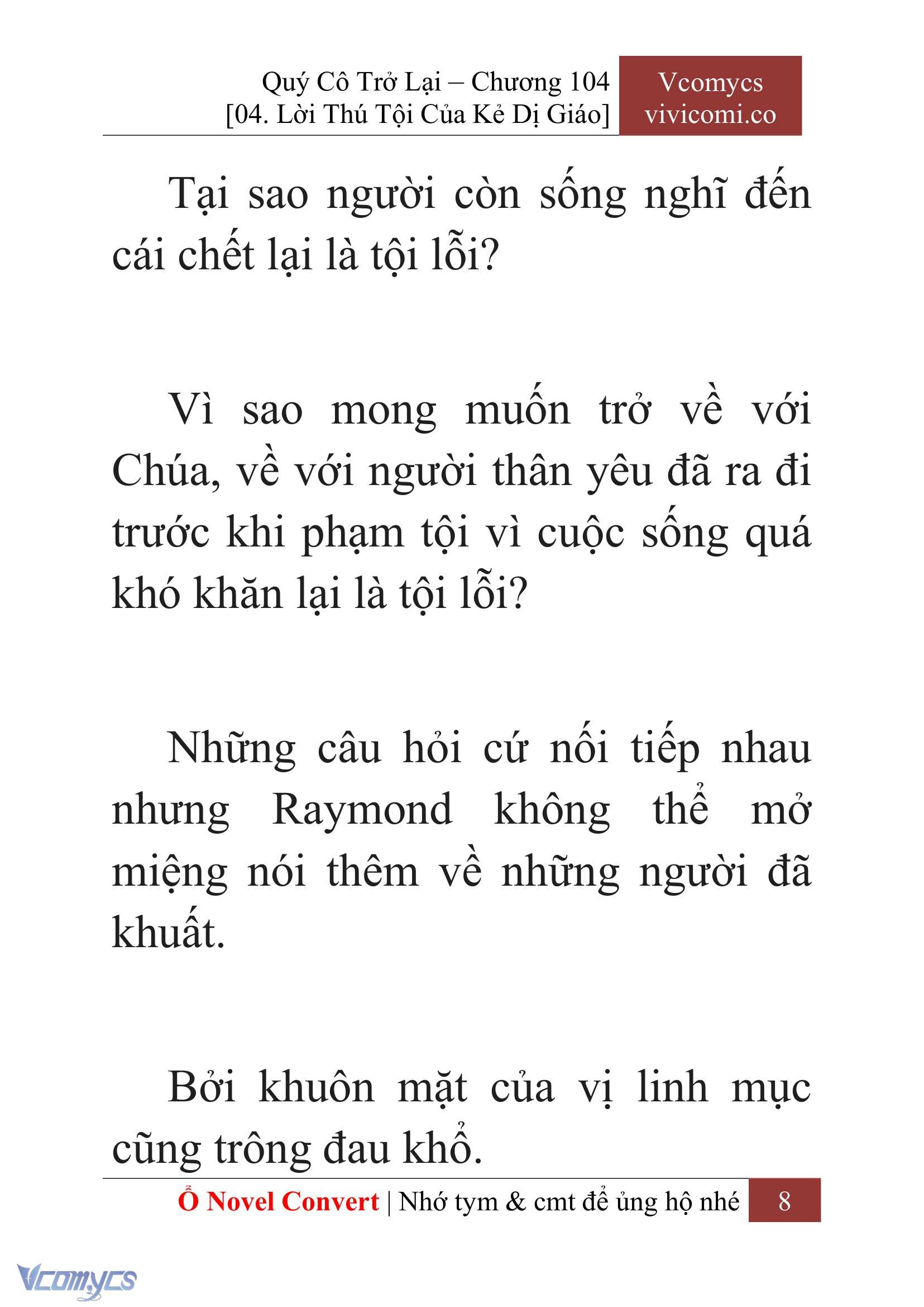 [Novel] Quý Cô Trở Lại Chap 104 - Trang 2