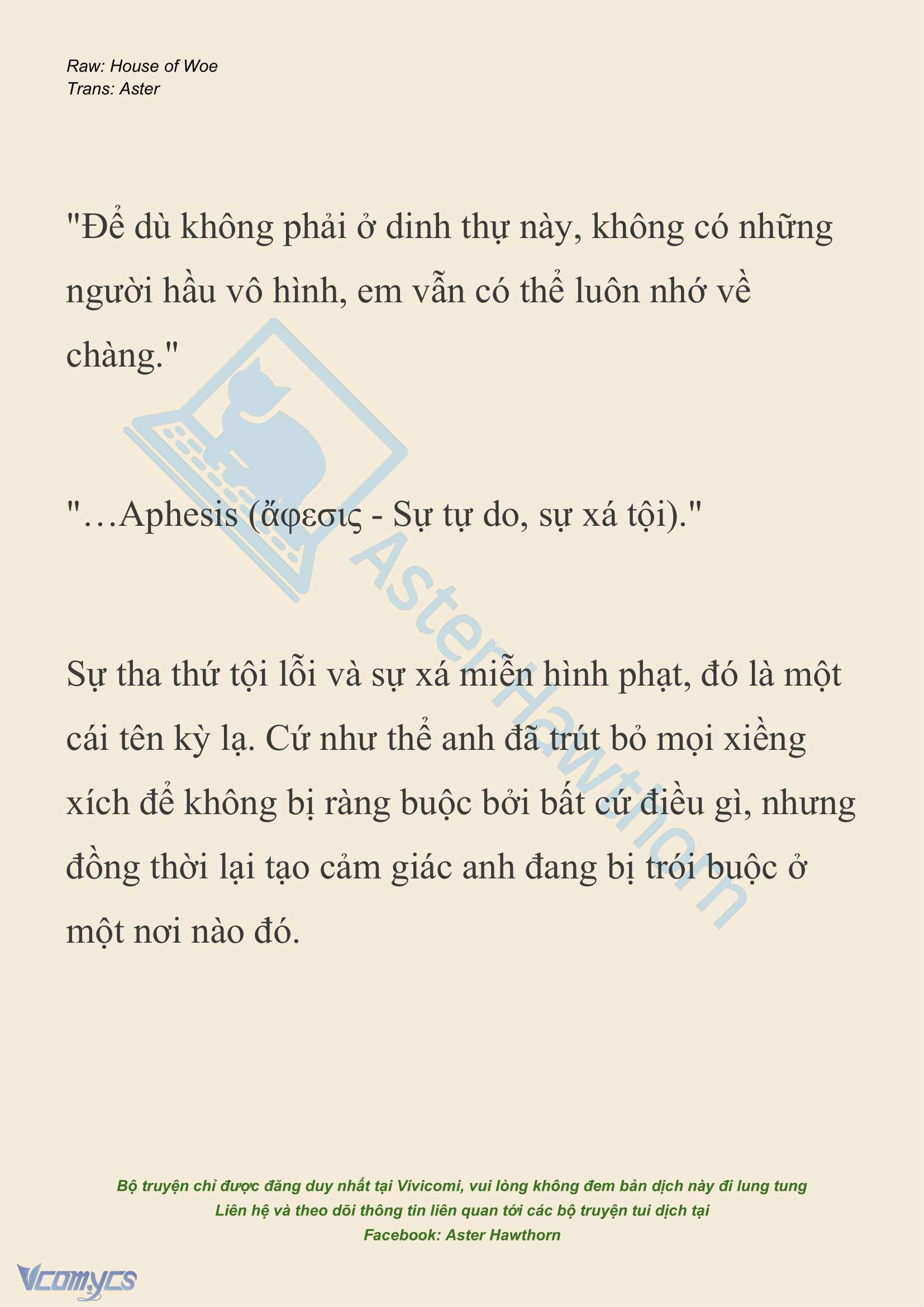 [NOVEL] Dành Cho Các Nữ Thần: Dành cho Psyche Chap 20 - Trang 2