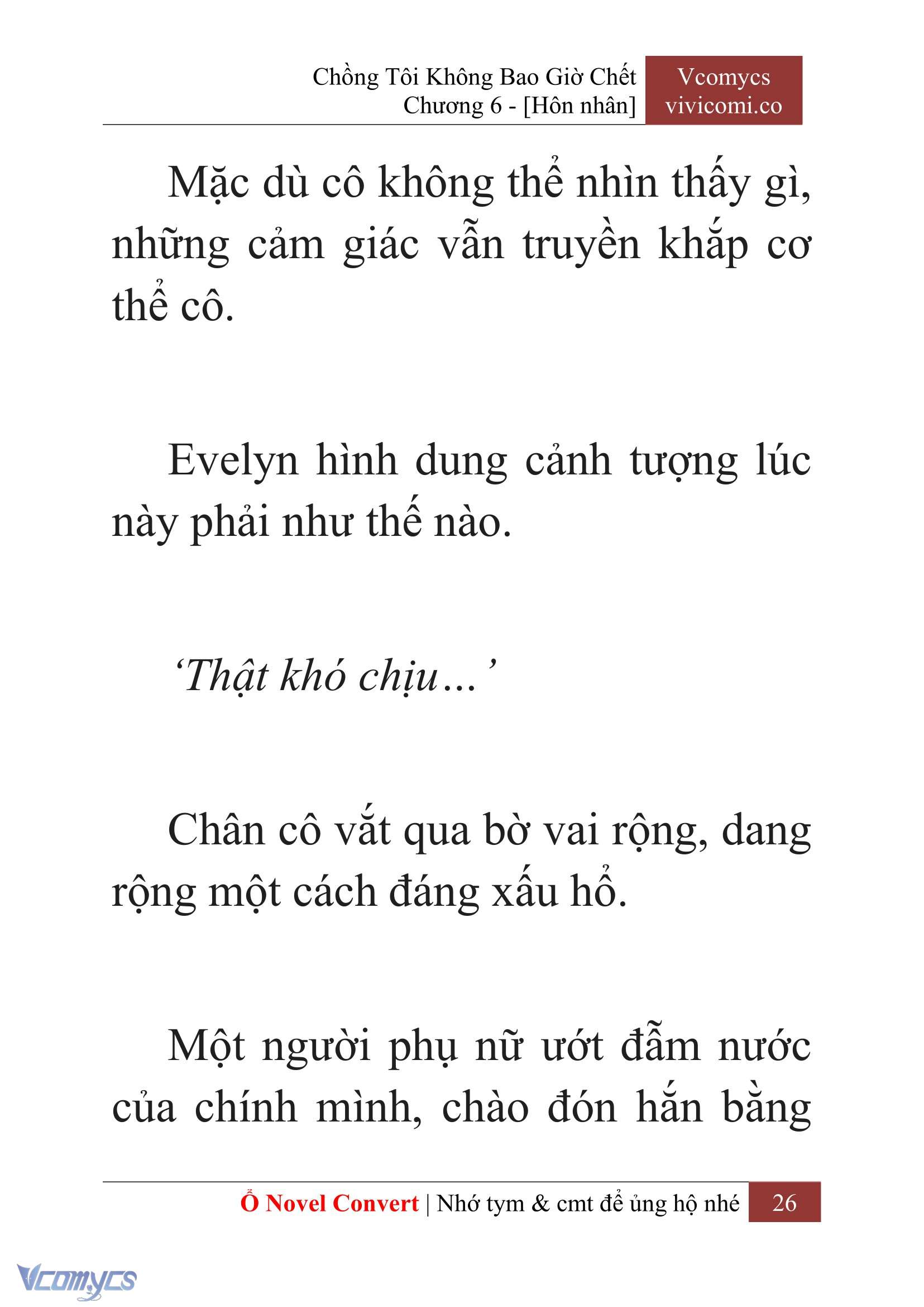 [Novel] Chồng Tôi Không Bao Giờ Chết Chap 6 - Next Chap 7