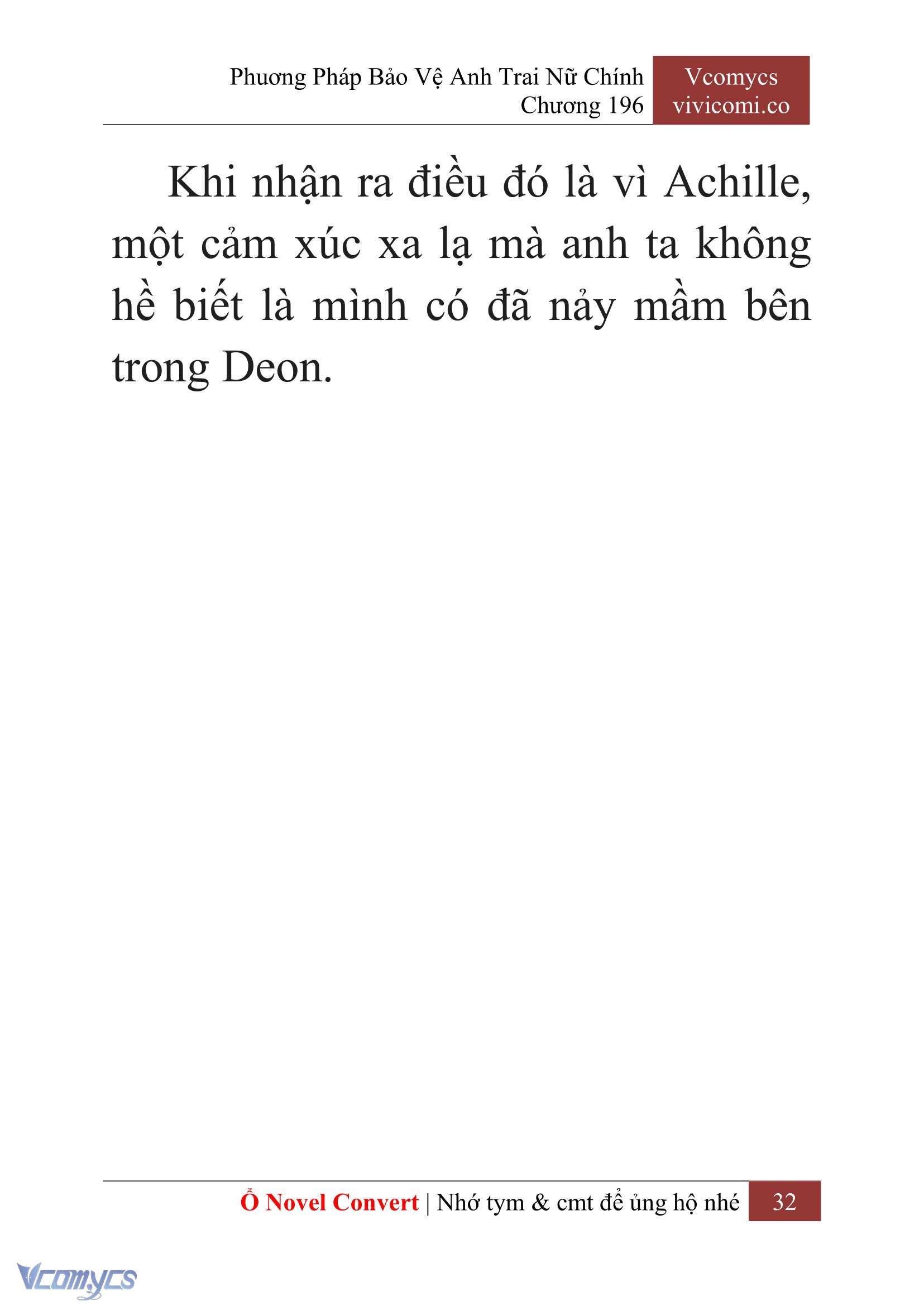 [Novel] Phương Pháp Bảo Vệ Anh Trai Nữ Chính Chap 196 - Trang 2
