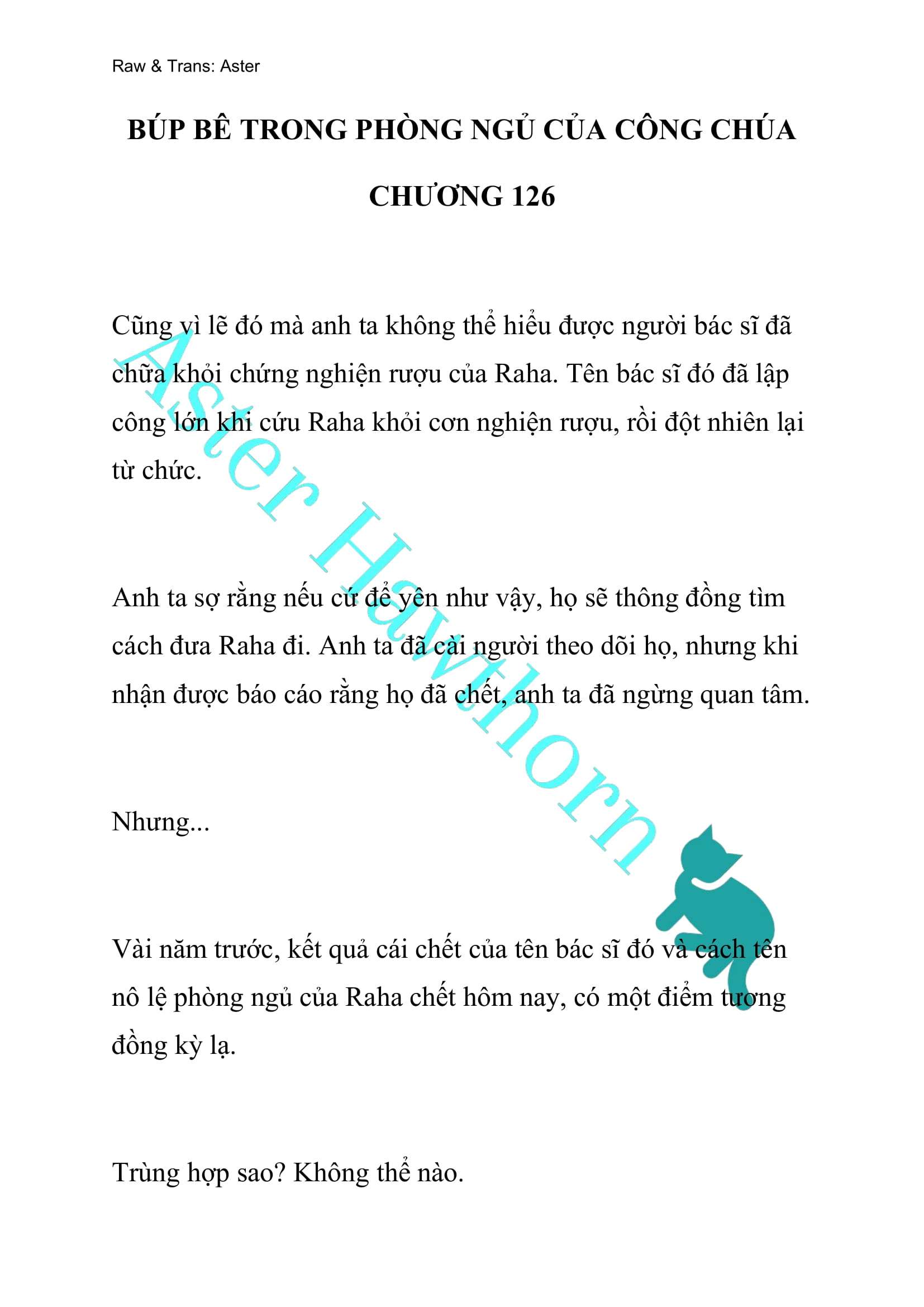 [NOVEL] Búp Bê Trong Phòng Ngủ Của Công Chúa Chap 126 - Next Chap 127