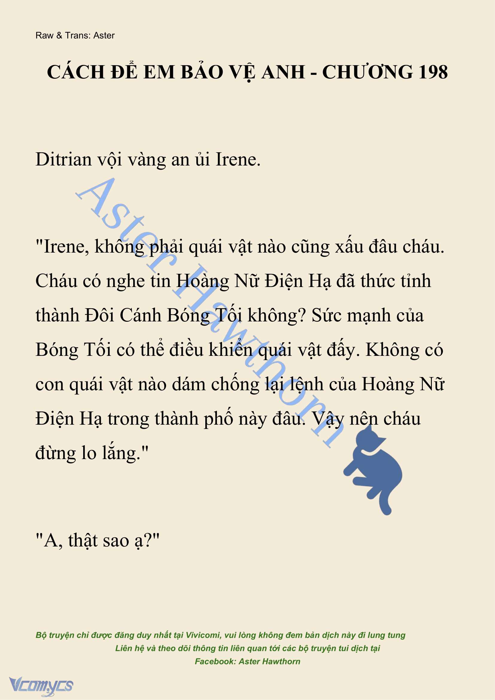 [NOVEL] Cách Để Em Bảo Vệ Anh Chap 198 - Next Chap 199