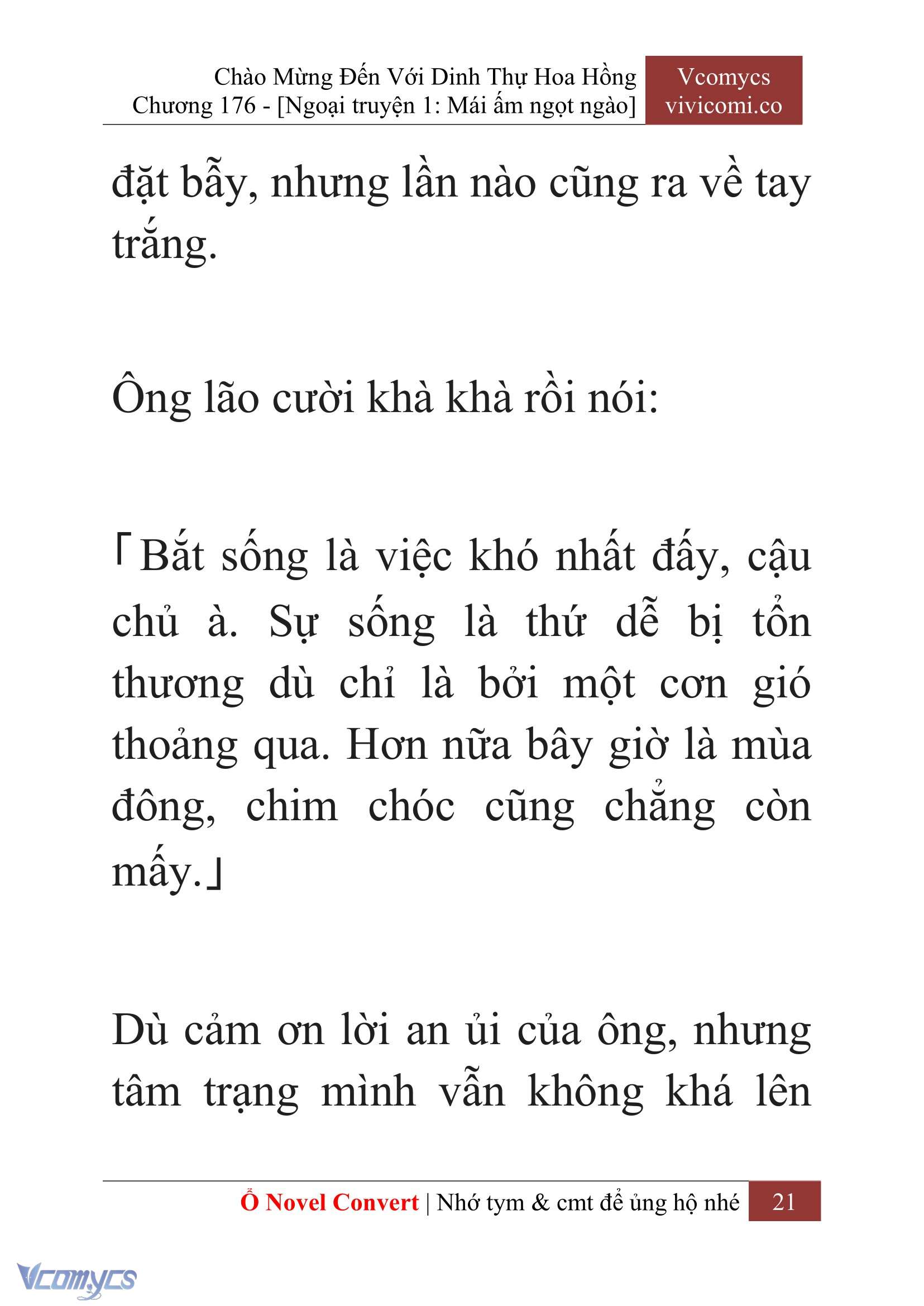 [Novel] Chào Mừng Đến Với Dinh Thự Hoa Hồng Chap 176 - Trang 2