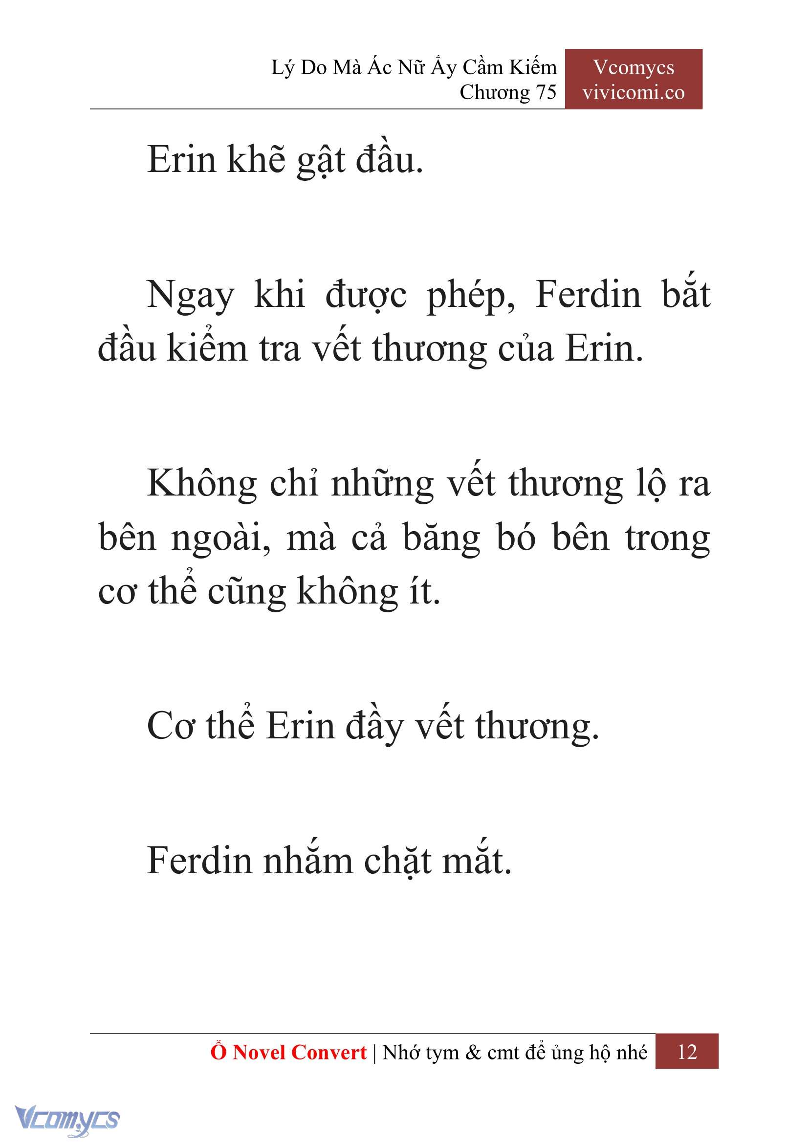 [Novel] Lý Do Mà Ác Nữ Ấy Cầm Kiếm Chap 75 - Next Chap 76