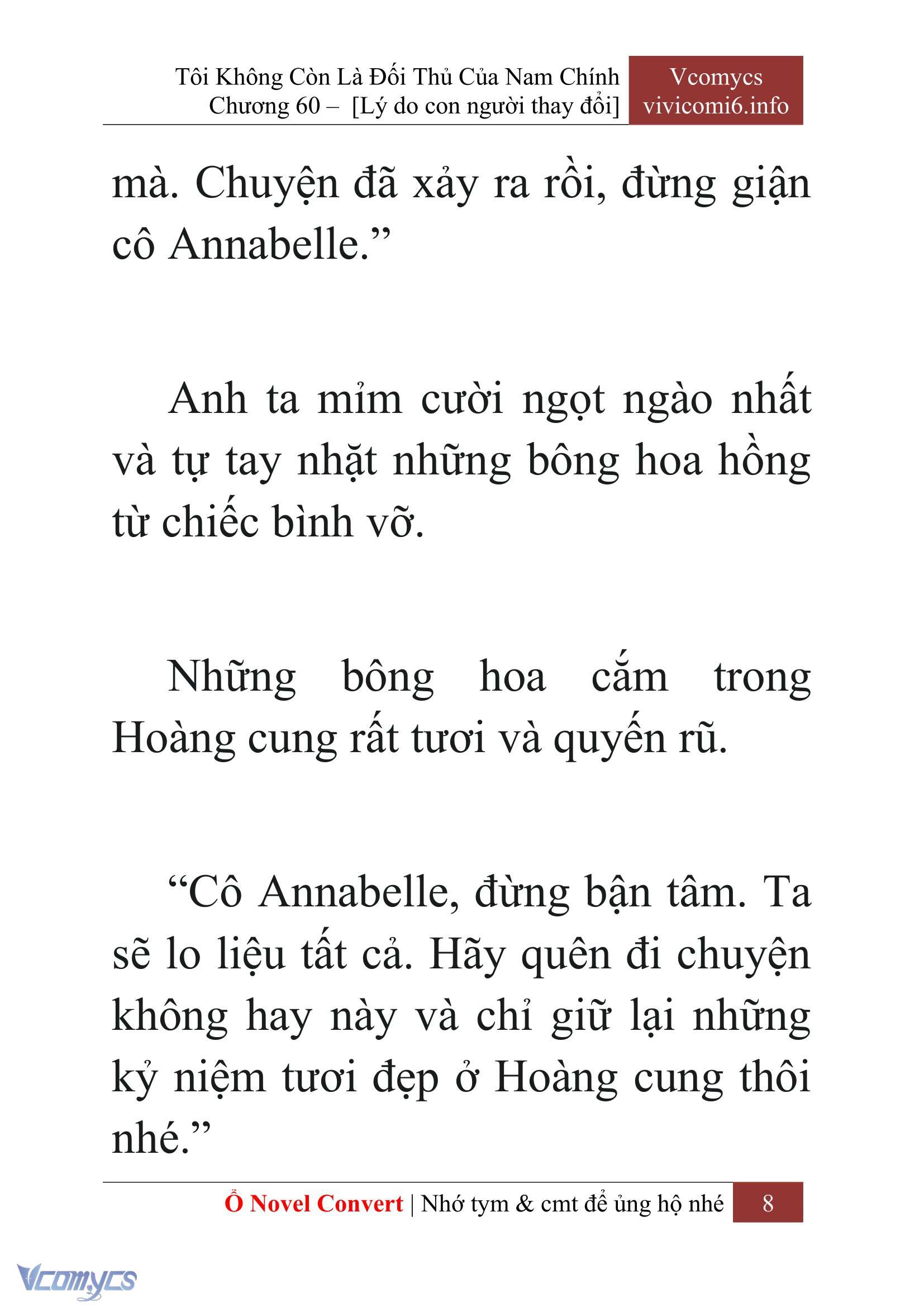 [Novel] Tôi Không Còn Là Đối Thủ Của Nam Chính Chap 60 - Trang 2