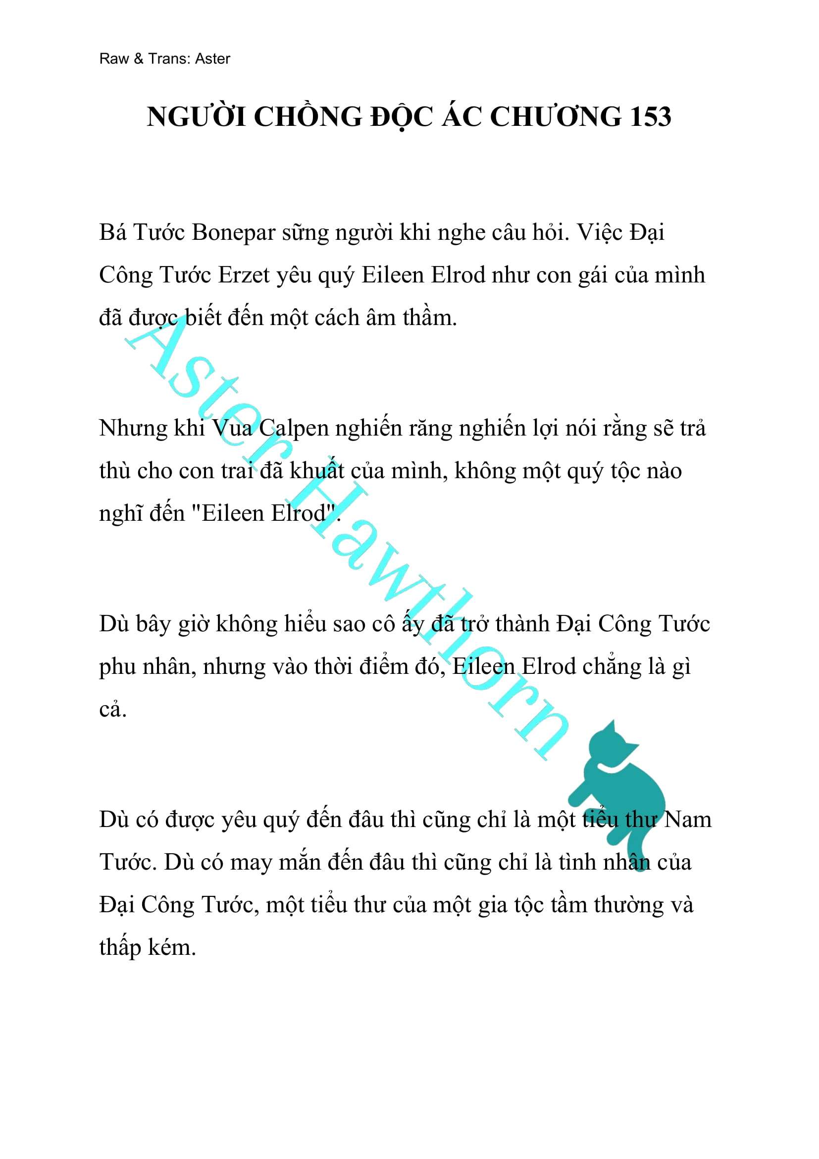 [NOVEL] Người Chồng Độc Ác Chap 153 - Next Chap 154