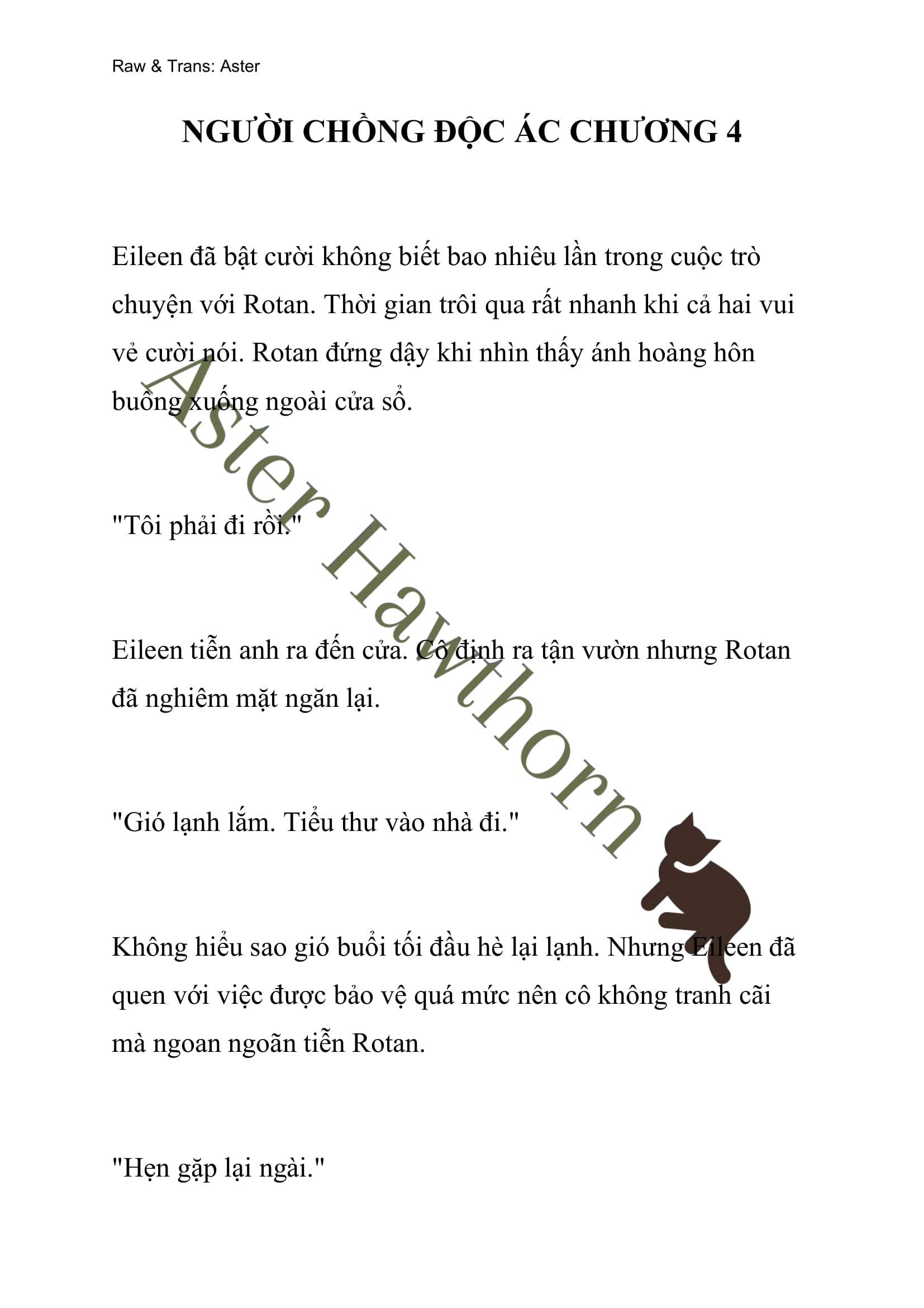 [NOVEL] Người Chồng Độc Ác Chap 4 - Next Chap 5