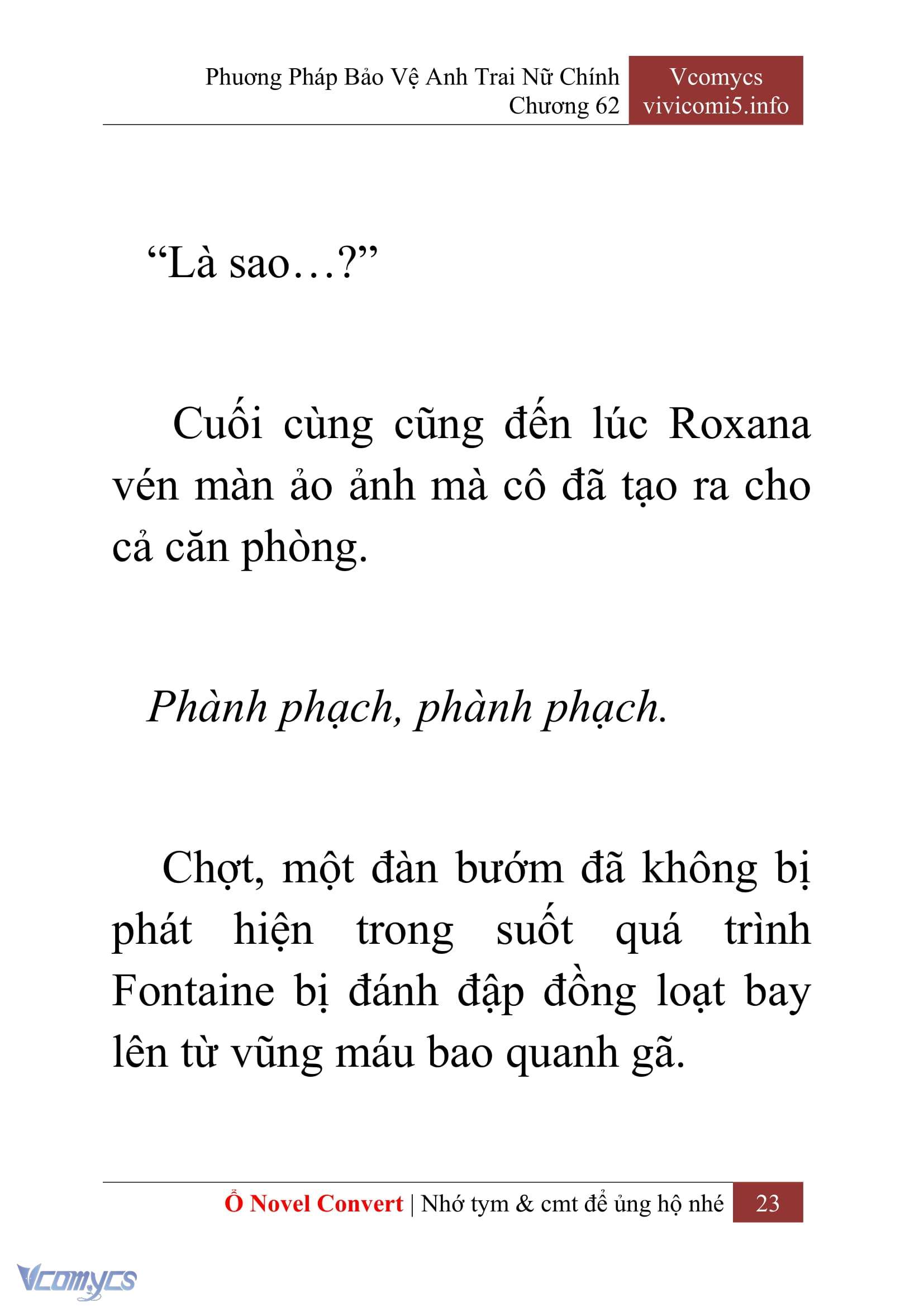 [Novel] Phương Pháp Bảo Vệ Anh Trai Nữ Chính Chap 62 - Next Chap 63
