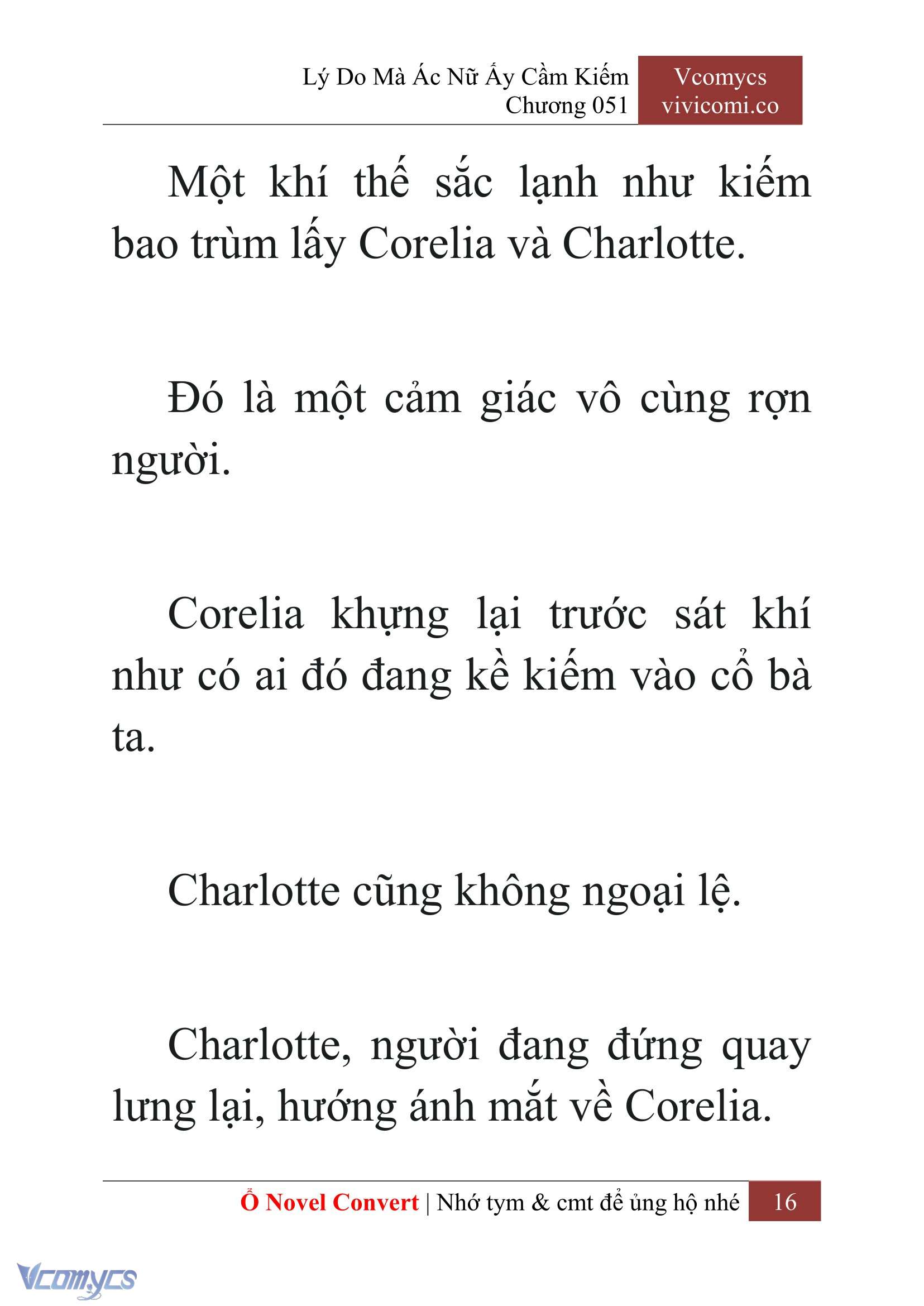 [Novel] Lý Do Mà Ác Nữ Ấy Cầm Kiếm Chap 51 - Next Chap 52