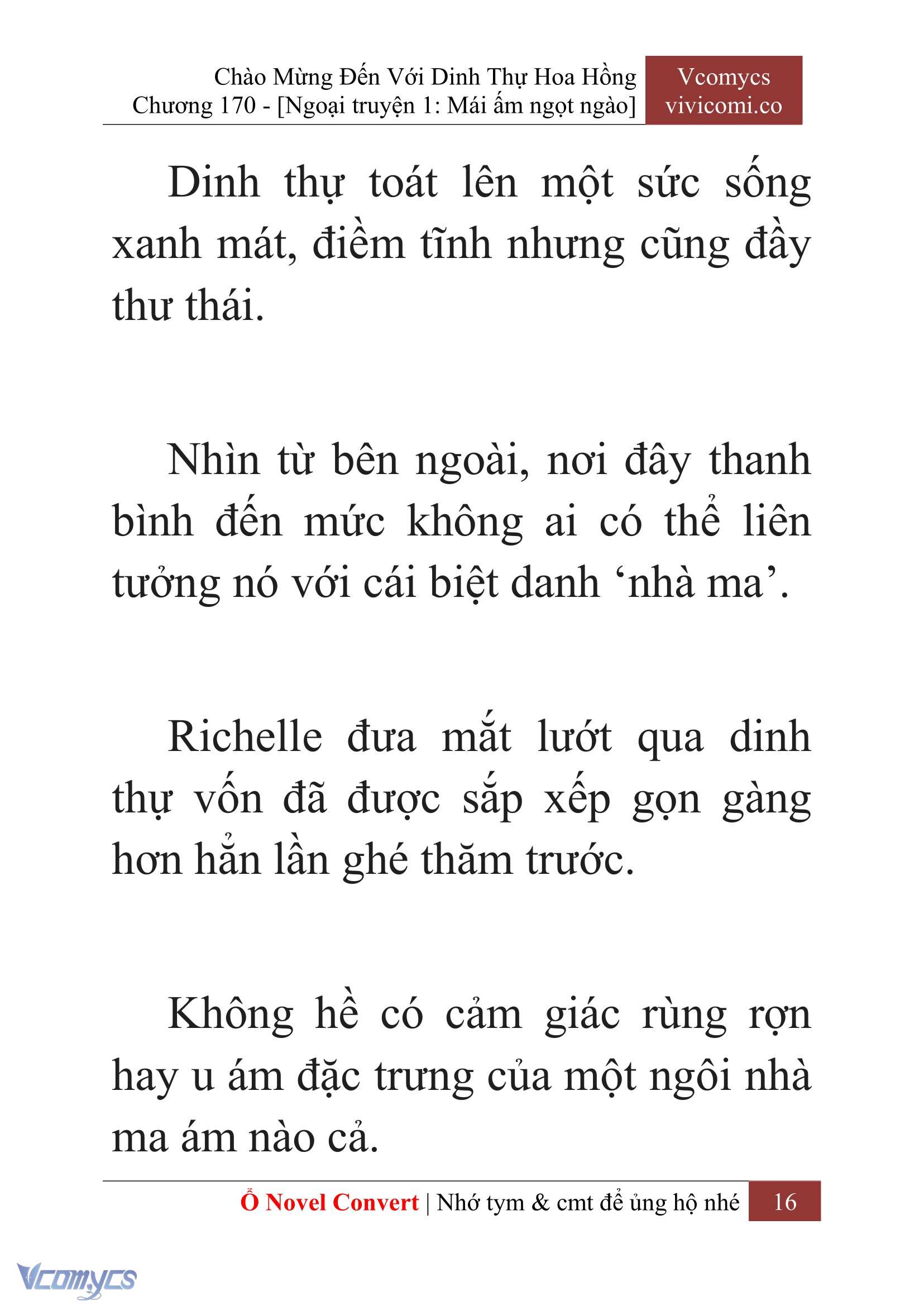 [Novel] Chào Mừng Đến Với Dinh Thự Hoa Hồng Chap 170 - Trang 2