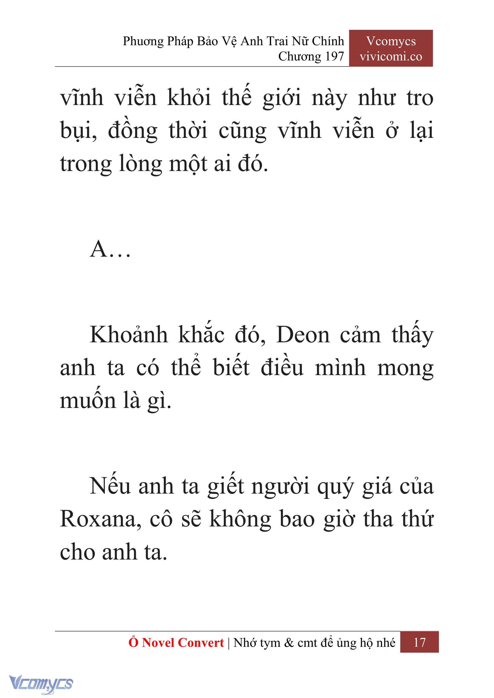[Novel] Phương Pháp Bảo Vệ Anh Trai Nữ Chính Chap 197 - Trang 2