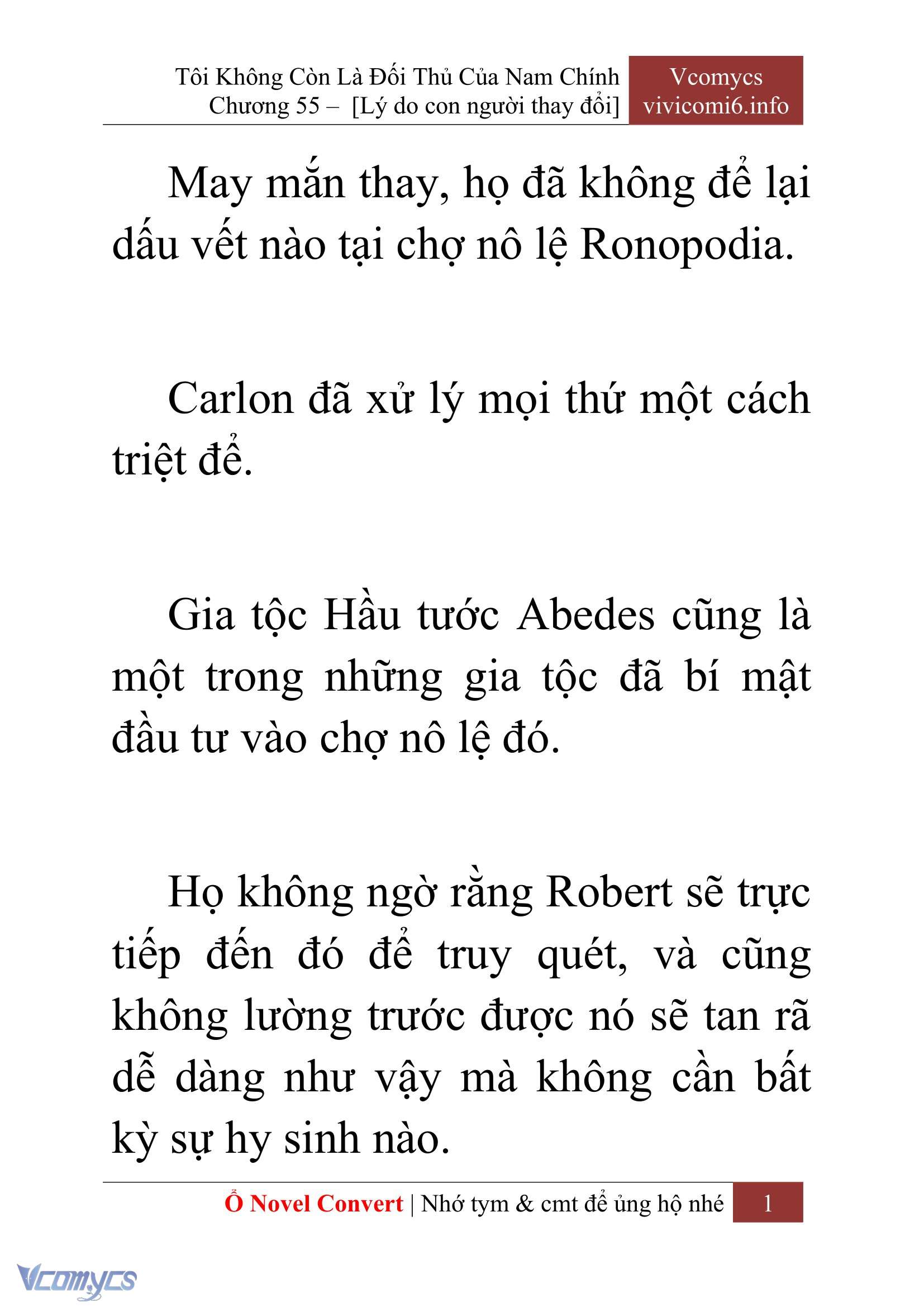 [Novel] Tôi Không Còn Là Đối Thủ Của Nam Chính Chap 55 - Trang 2