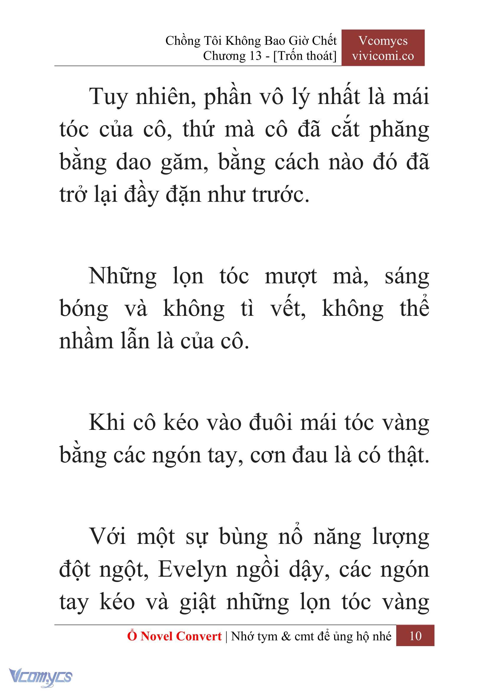 [Novel] Chồng Tôi Không Bao Giờ Chết Chap 13 - Next Chap 14