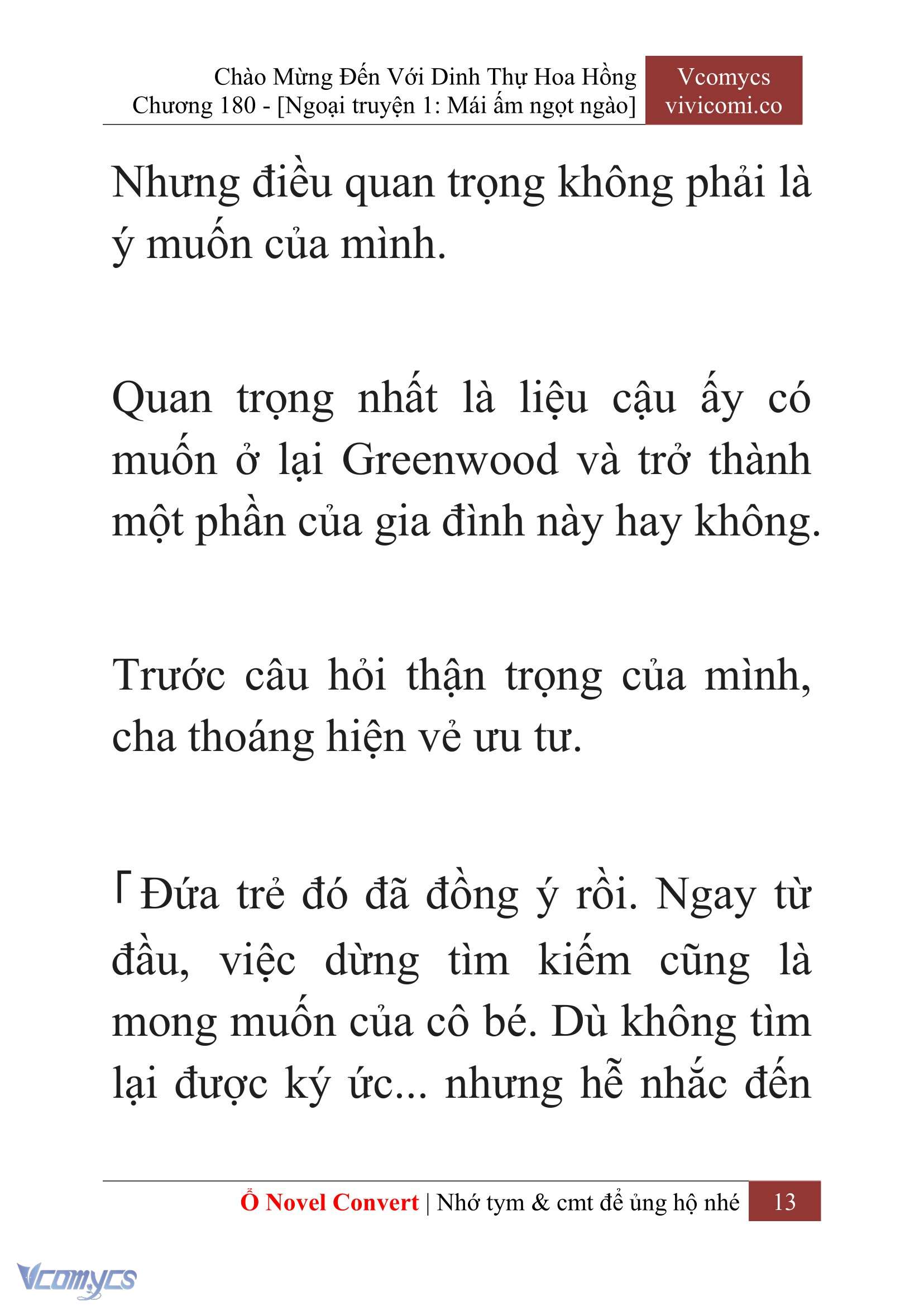 [Novel] Chào Mừng Đến Với Dinh Thự Hoa Hồng Chap 180 - Trang 2