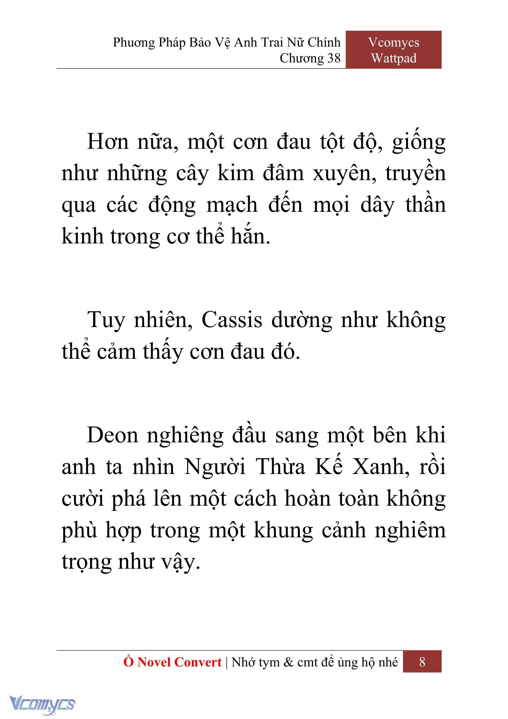 [Novel] Phương Pháp Bảo Vệ Anh Trai Nữ Chính Chap 38 - Next Chap 39
