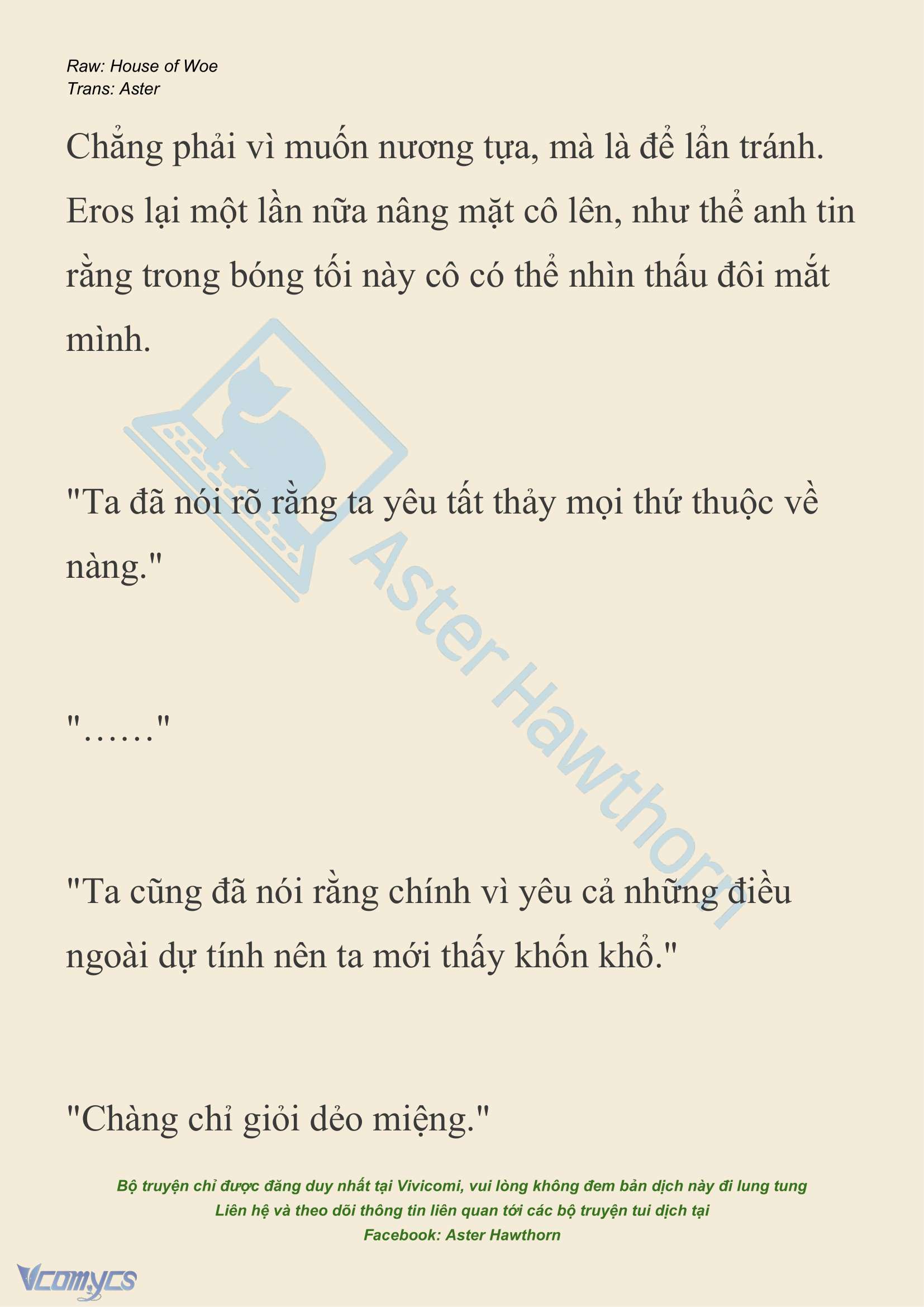 [NOVEL] Dành Cho Các Nữ Thần: Dành cho Psyche Chap 27 - Next Chap 28