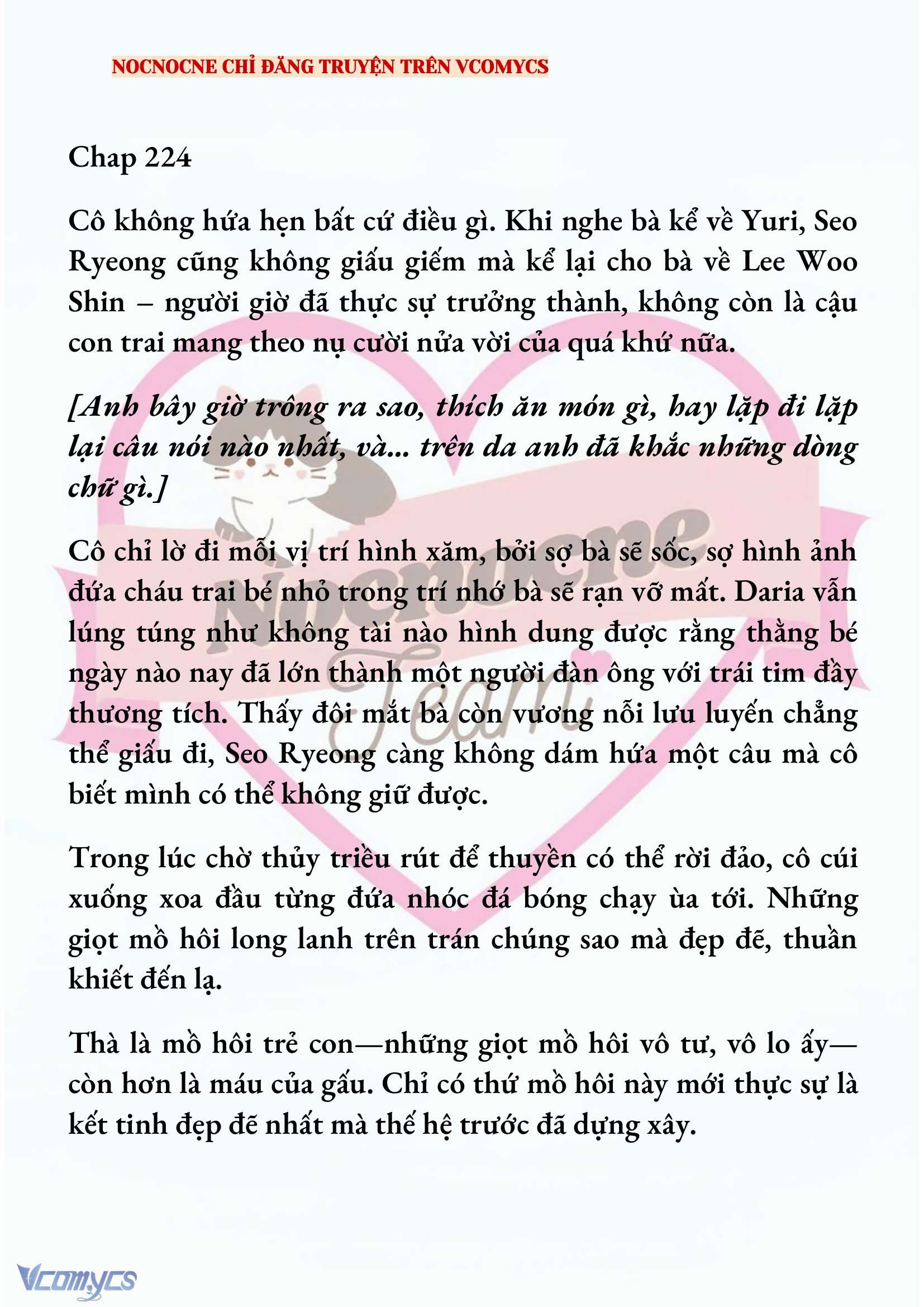 [NOVEL] KẾT HÔN VỚI KẺ TÂM THẦN Chap 224 - Next Chap 225