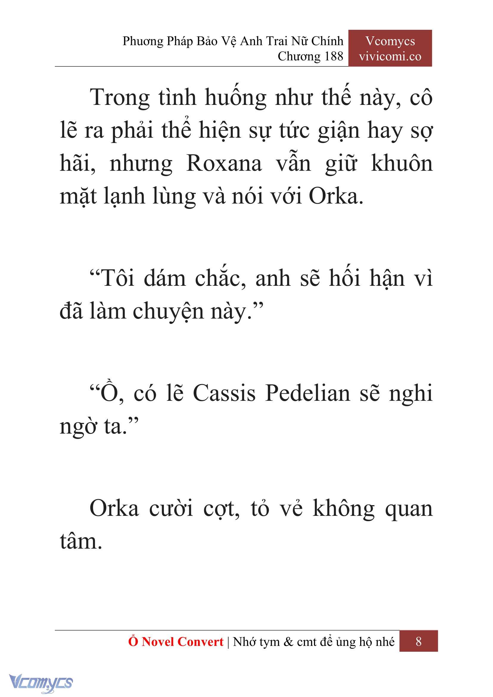 [Novel] Phương Pháp Bảo Vệ Anh Trai Nữ Chính Chap 188 - Trang 2